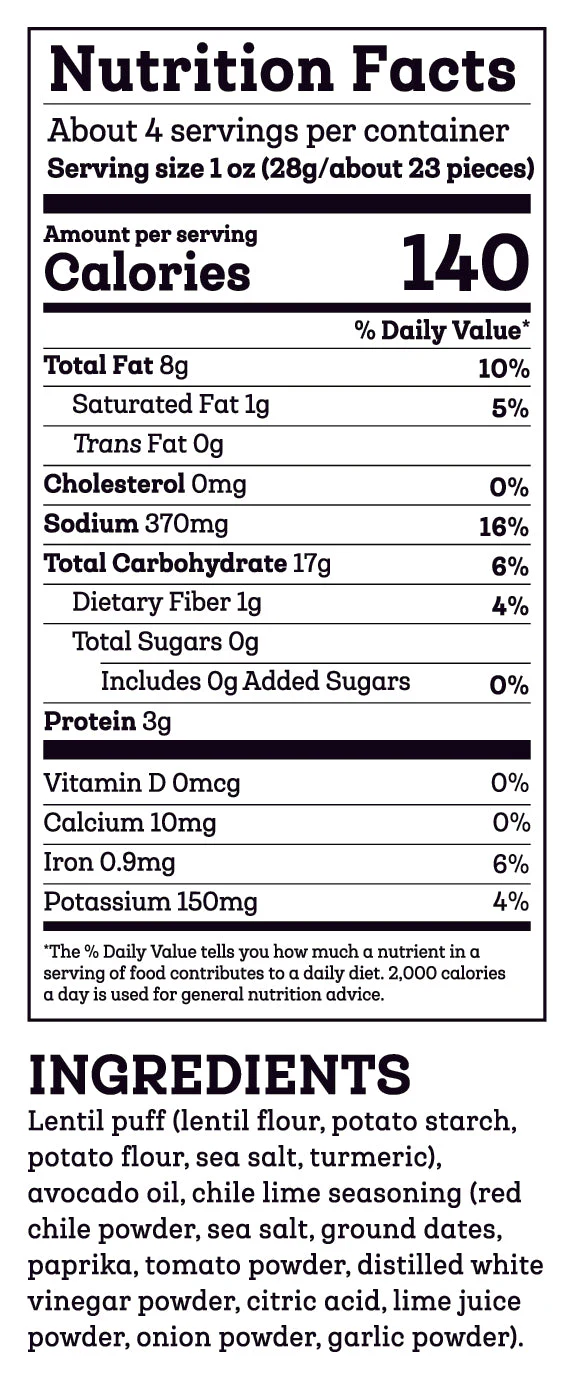Grain Free Chile Lime Puff Snacks - Image 3