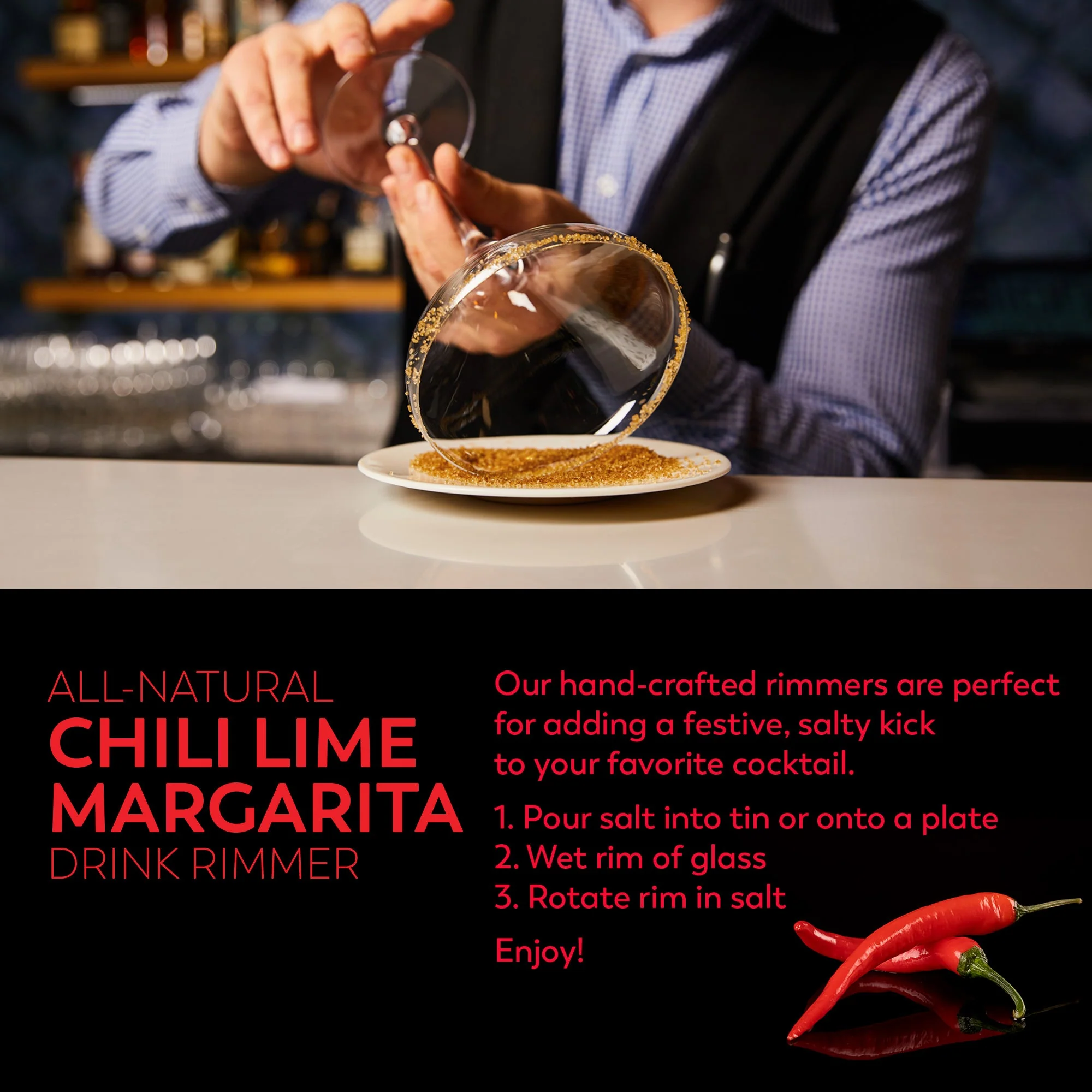 Chili Lime Margarita Salt Cocktail Rimmer - Image 3