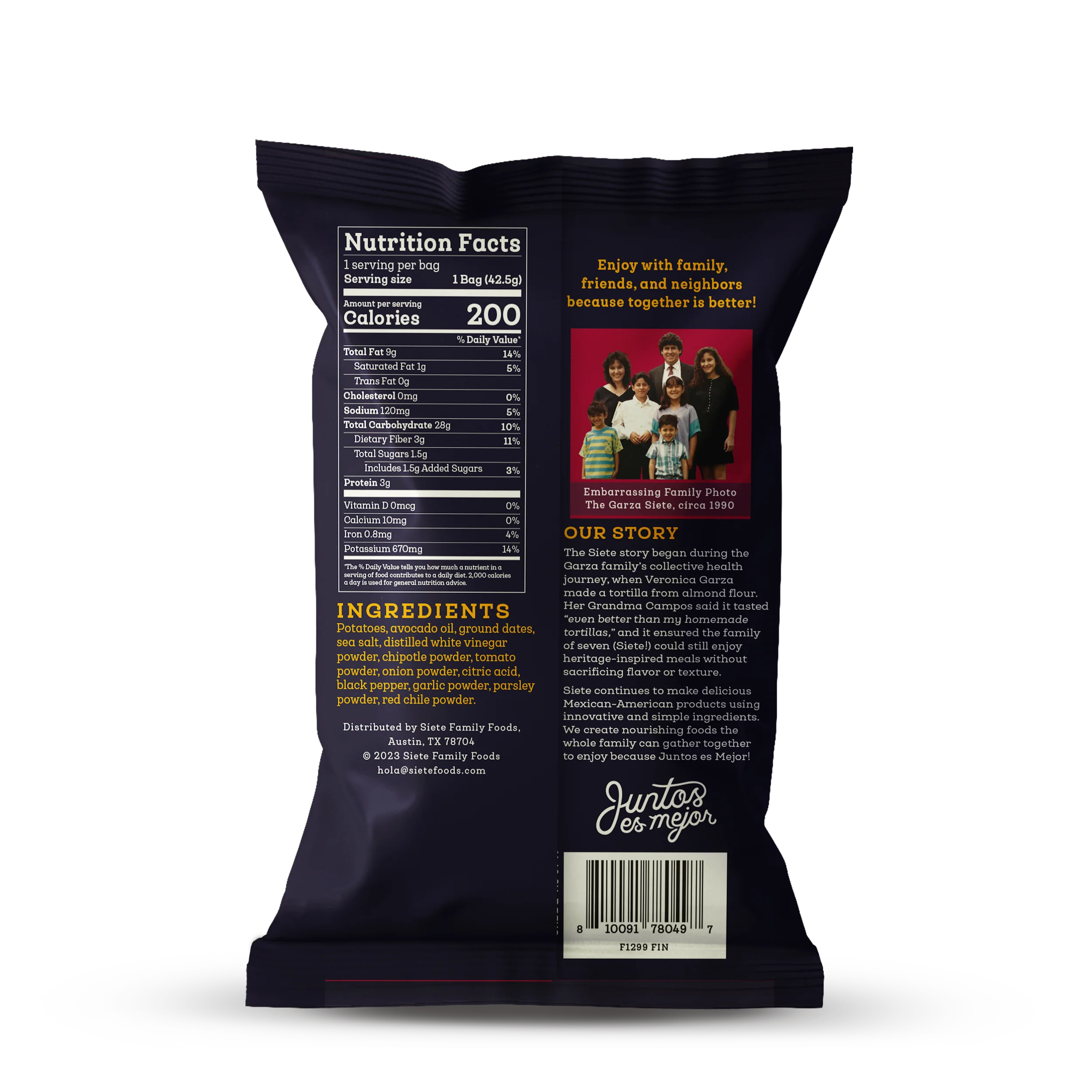 Chipotle BBQ Kettle Cooked Potato Chips 1.5 oz - 24 bags - Image 2