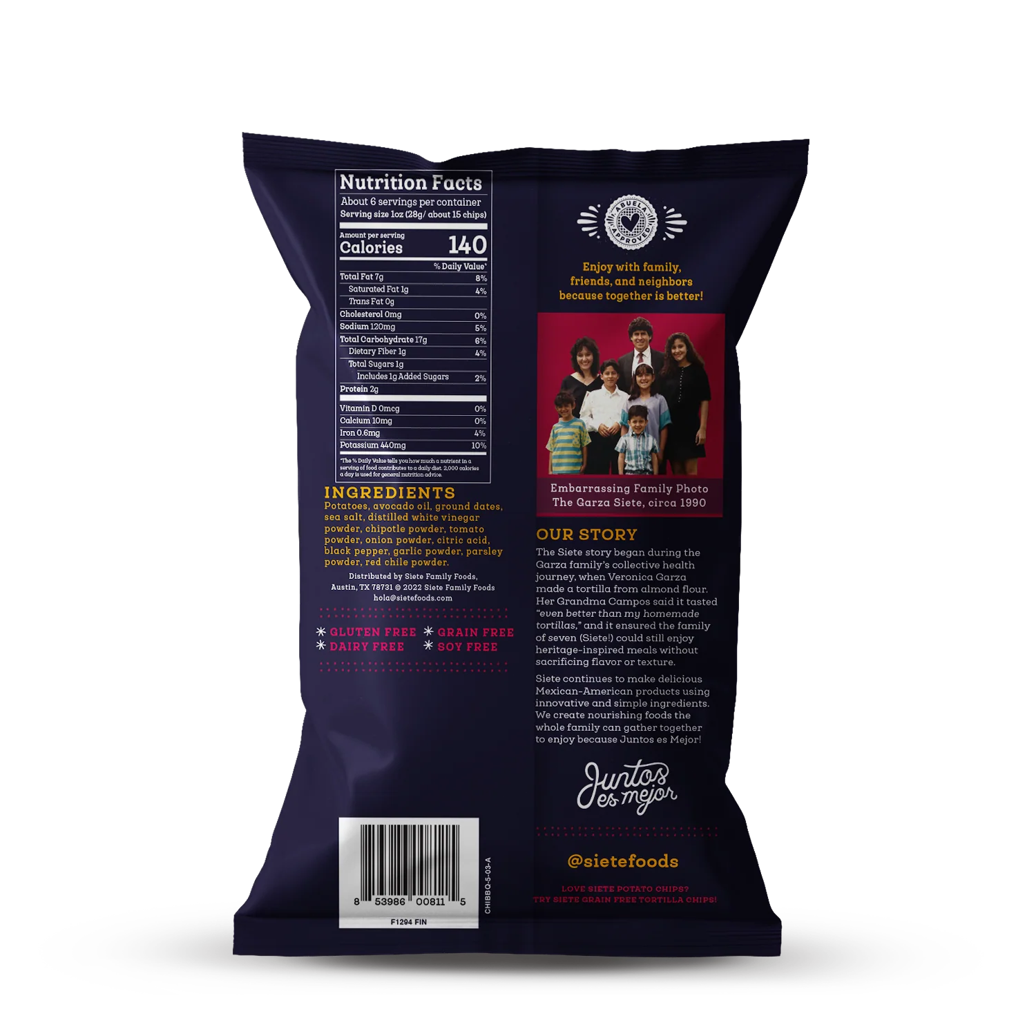 Kettle Cooked Chipotle BBQ Potato Chips - Image 2