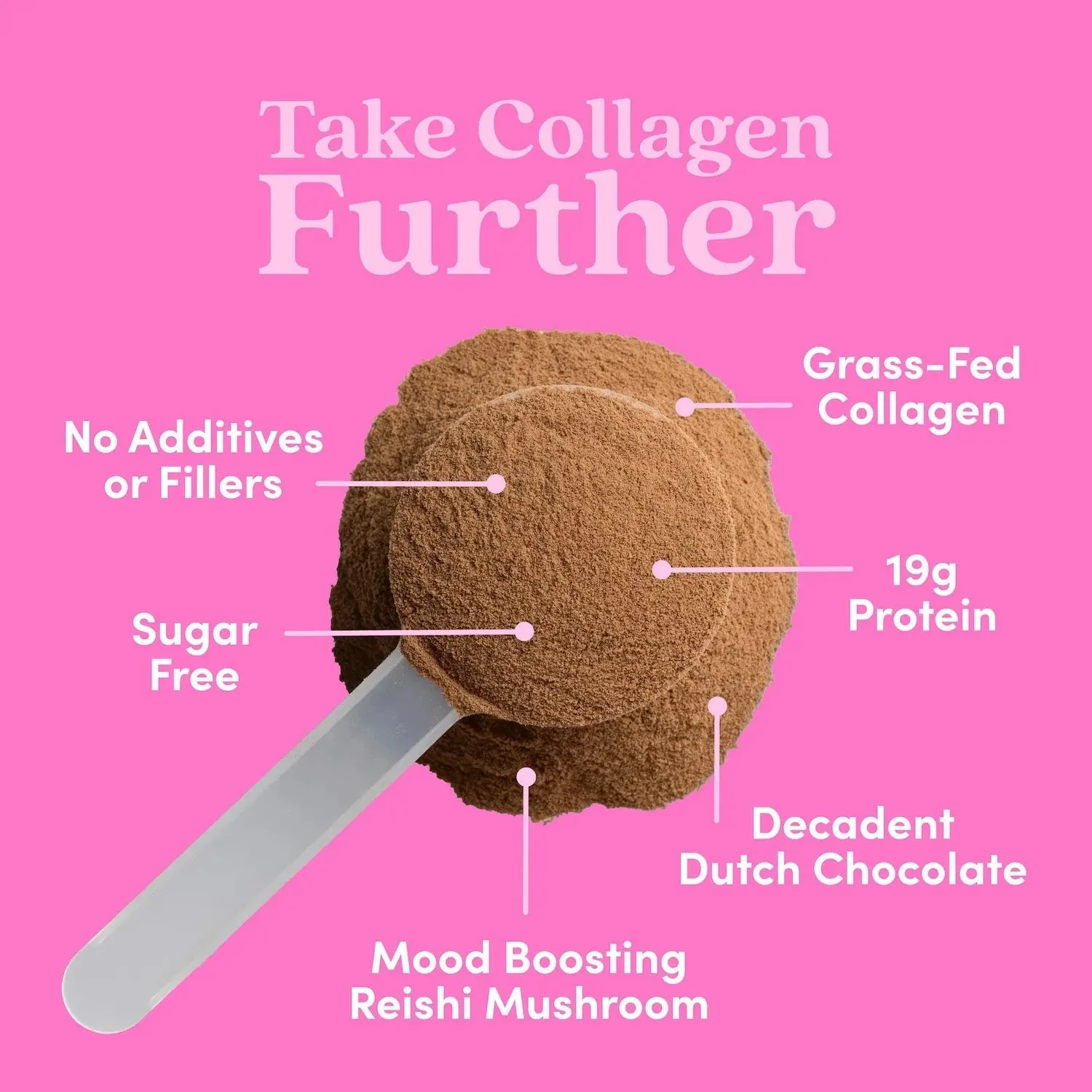 Chocolate Collagen Peptides Powder - Image 5