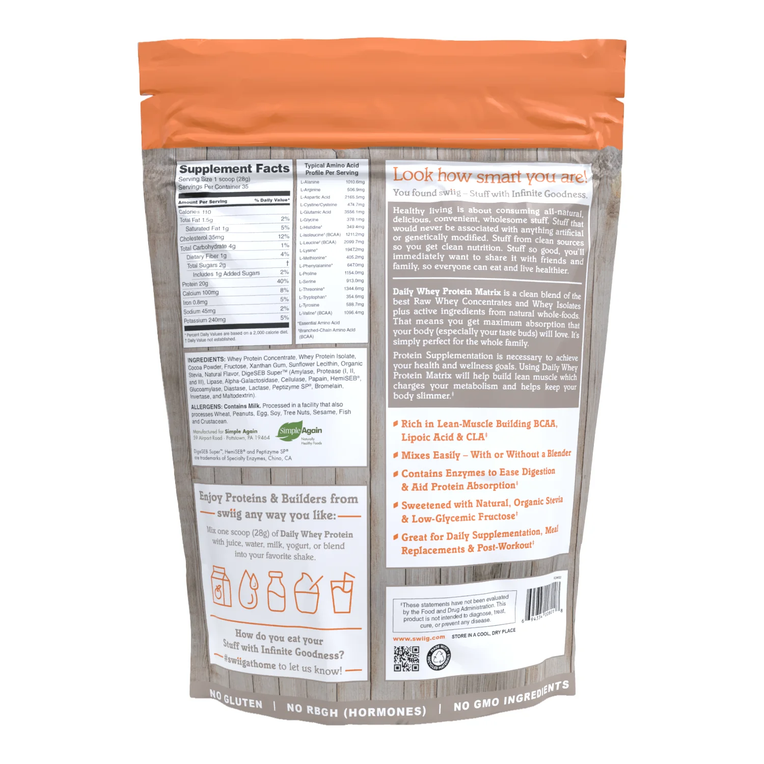 Chocolate Daily Whey Protein Matrix - Image 2
