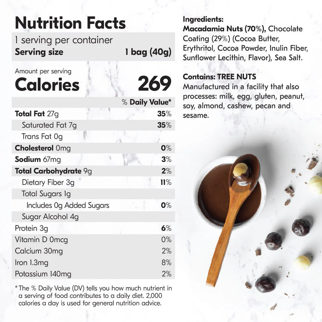 Chocolate Dipped Macadamia Nuts (12 Bags) - Image 4