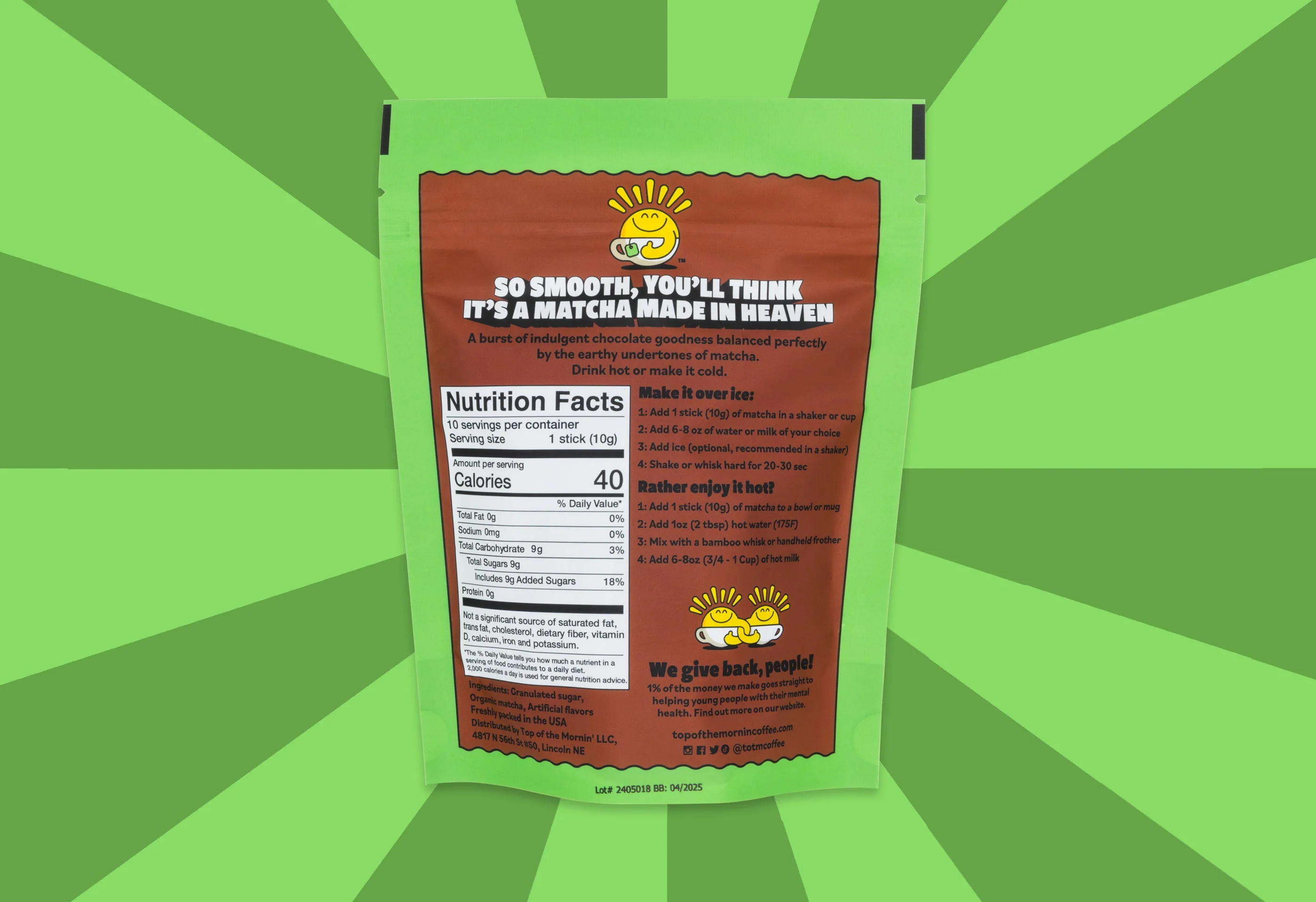 Chocolate Matcha Mix - Image 3