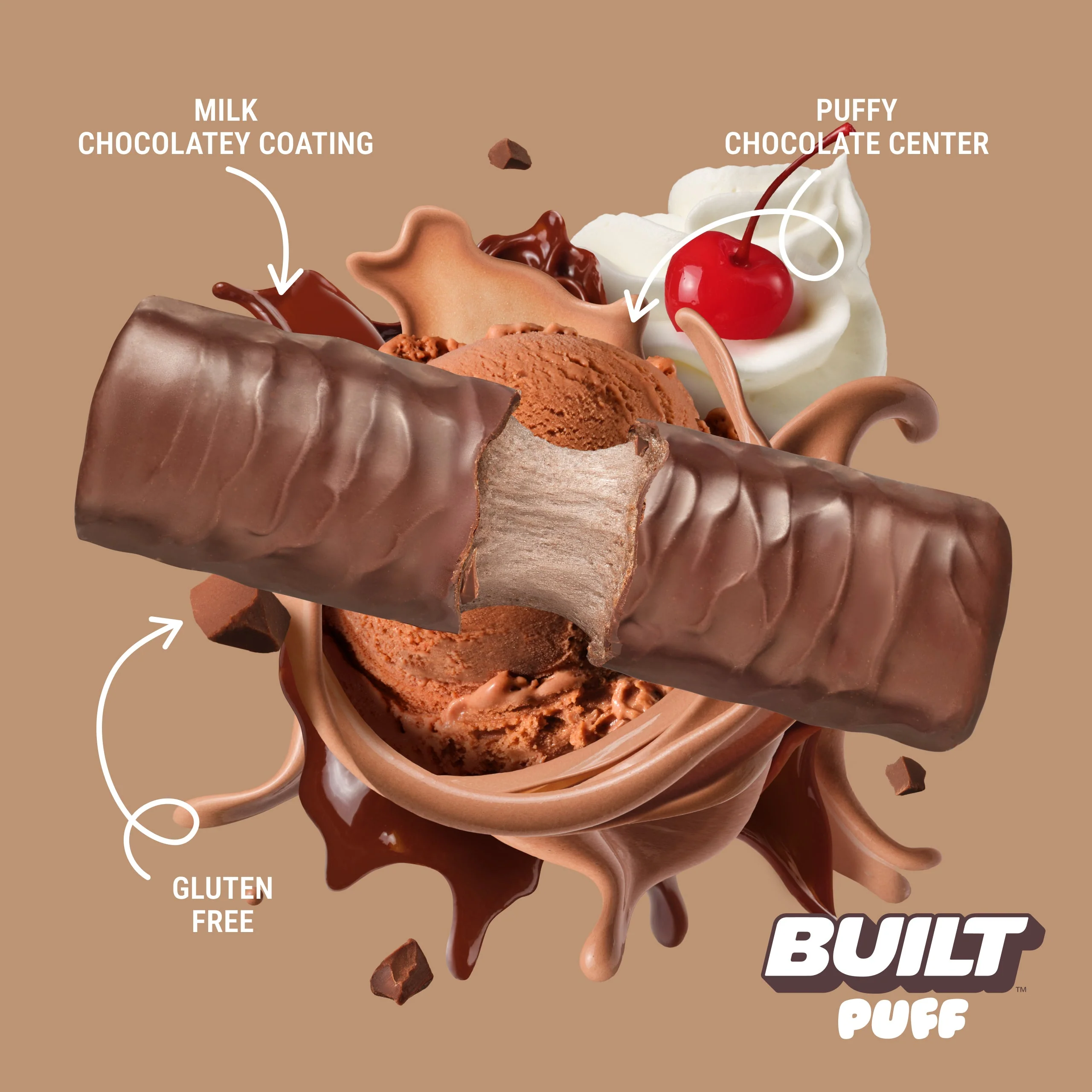 Chocolate Milkshake Puff - Image 3