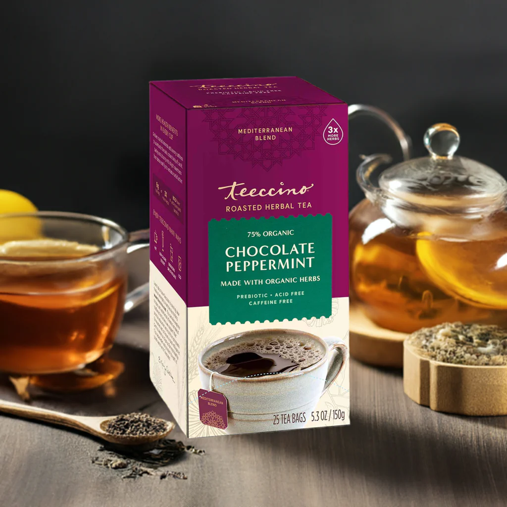 Chocolate Peppermint Roasted Herbal Tea - Image 2