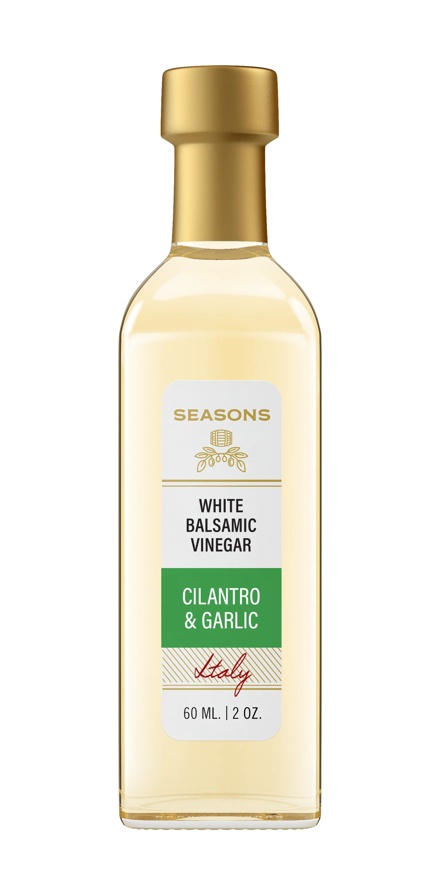 Cilantro & Garlic Infused White Balsamic Vinegar - Image 2