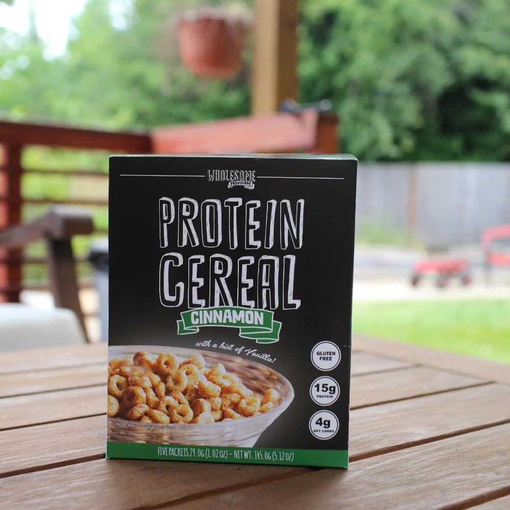 Cinnamon Protein Cereal - High Protein & Fiber, Low Carb - Image 4