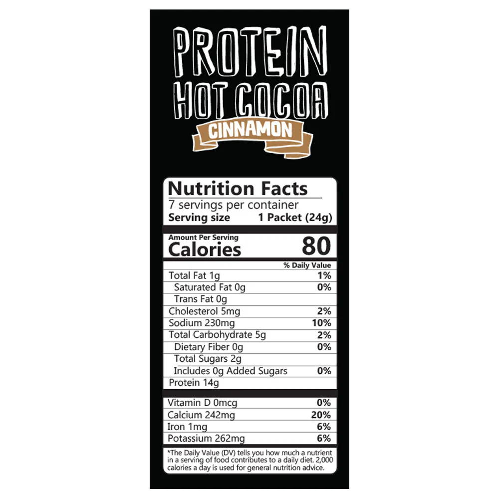 Cinnamon Protein Hot Chocolate - High Protein & Low in Carbs, Keto-Friendly - Image 3