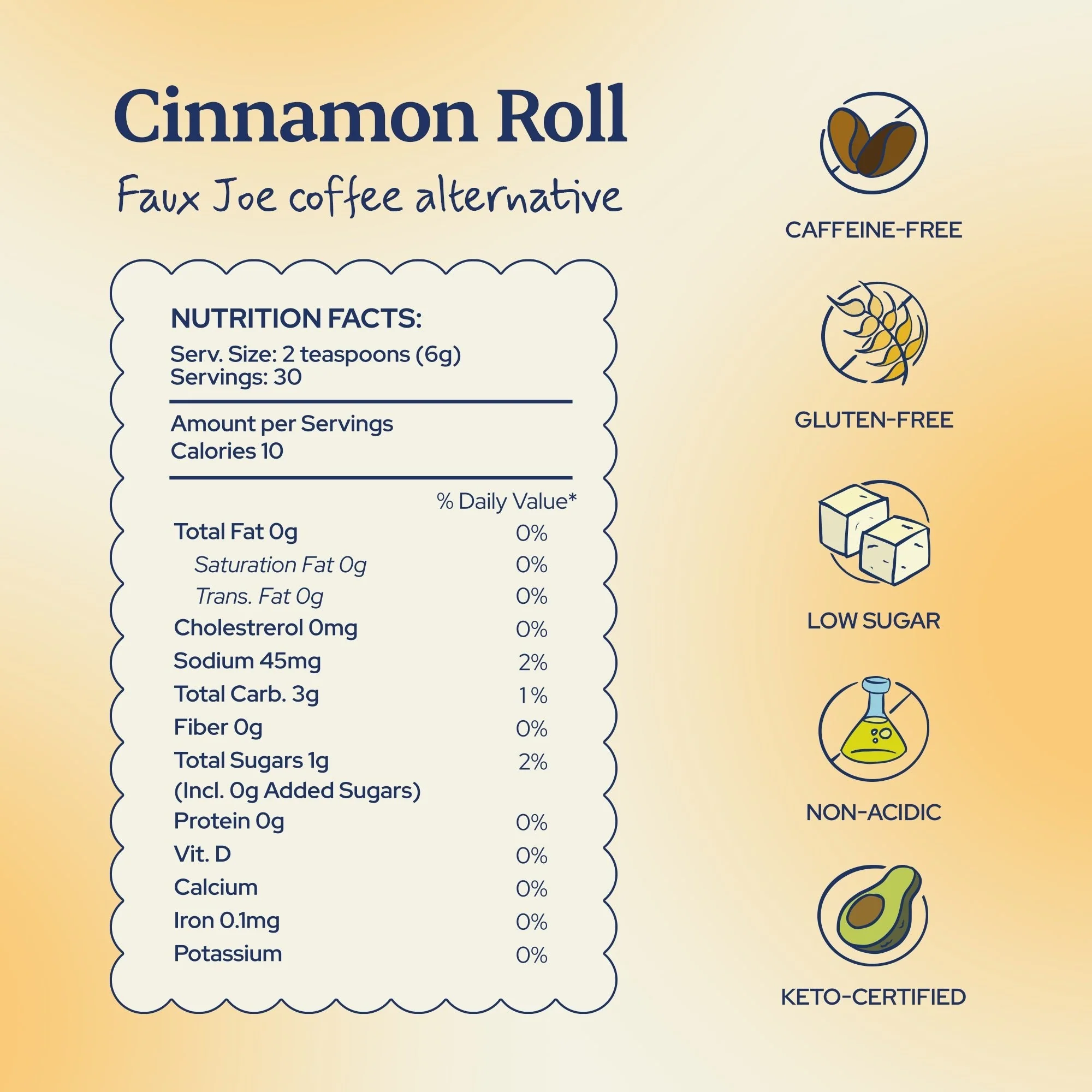 "Cinnamon Roll" Faux Joe Coffee Alternative (Loose Leaf) - Image 5