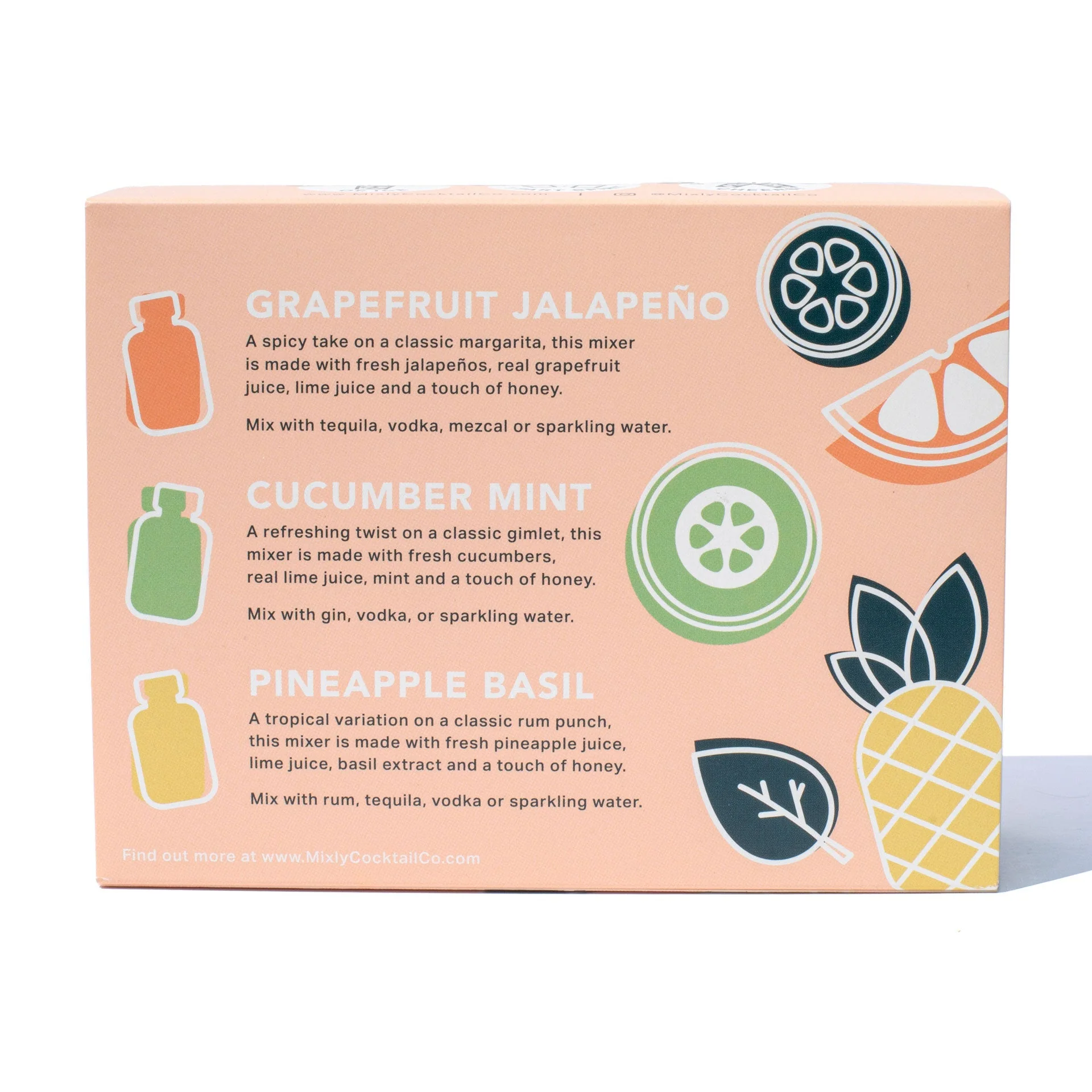 Classic Cocktail Mixer Set | Non Alcoholic Cocktail Mixers & Margarita Mixer Gift Kit - Image 5