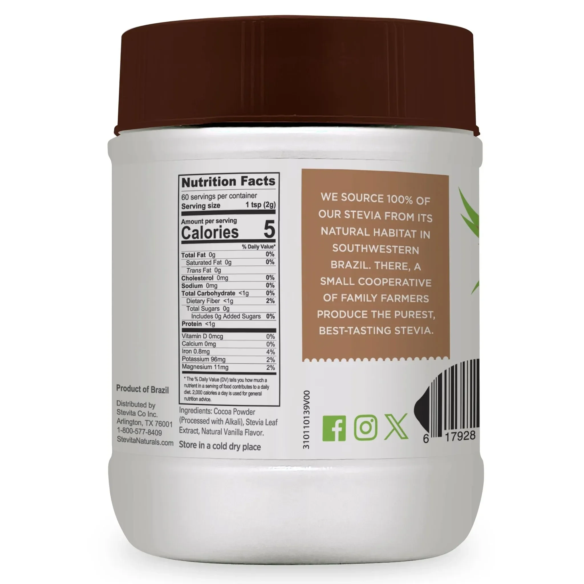 Cocoa Delight Jar - Sugar Free, Semi Sweet Cocoa Powder - Image 3