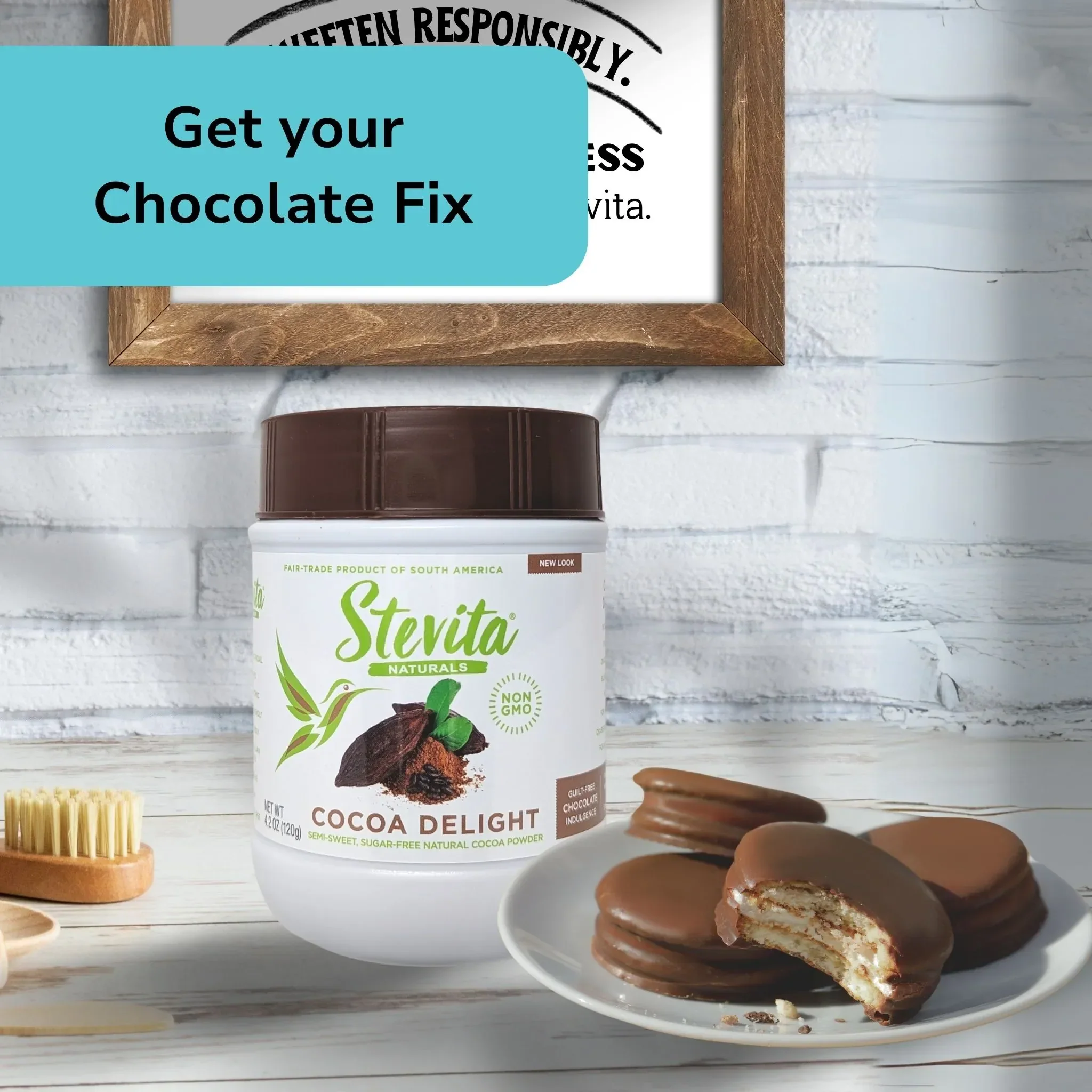 Cocoa Delight Jar - Sugar Free, Semi Sweet Cocoa Powder - Image 6