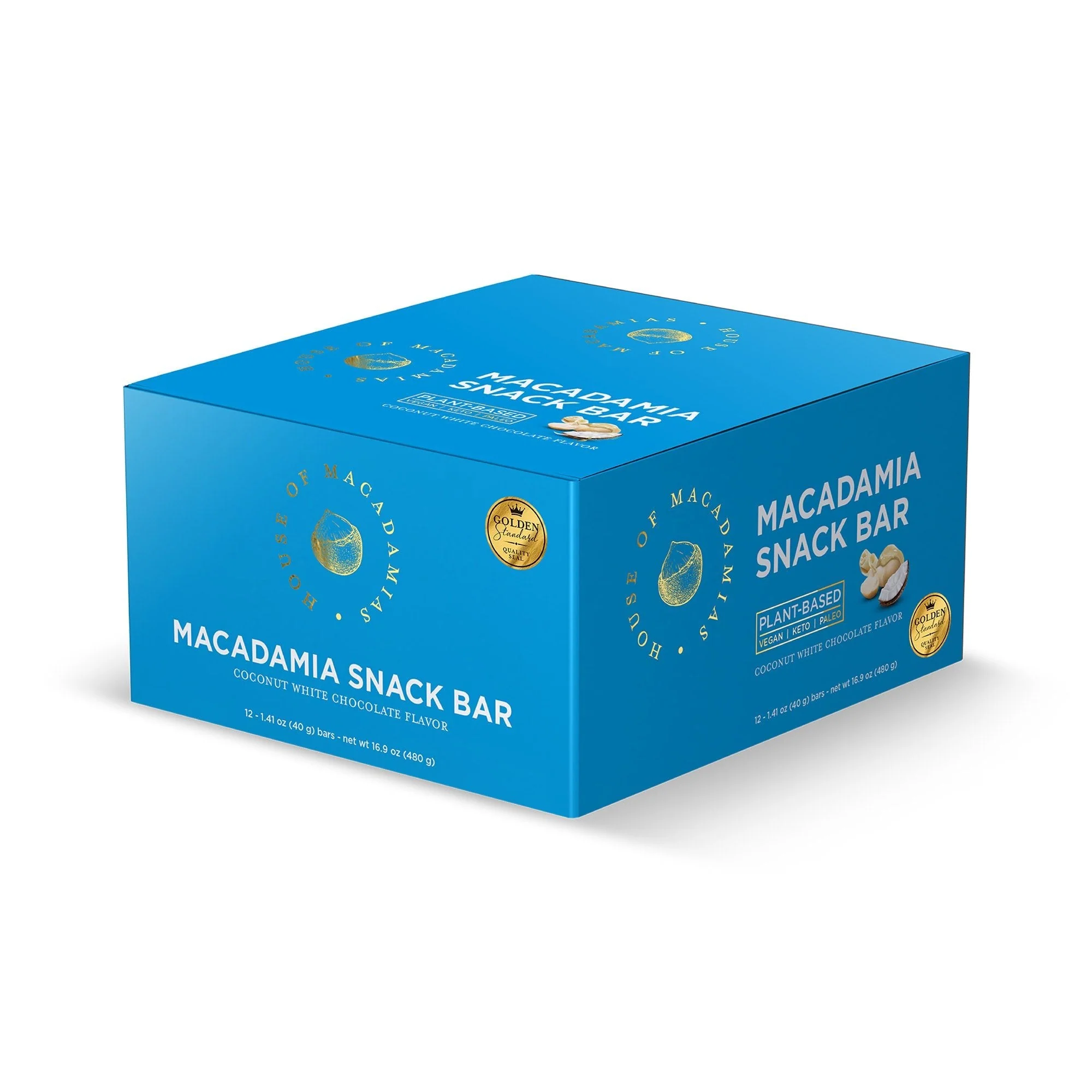 Coconut White Chocolate Macadamia Nut Snack Bar (12 Bars) - Image 3