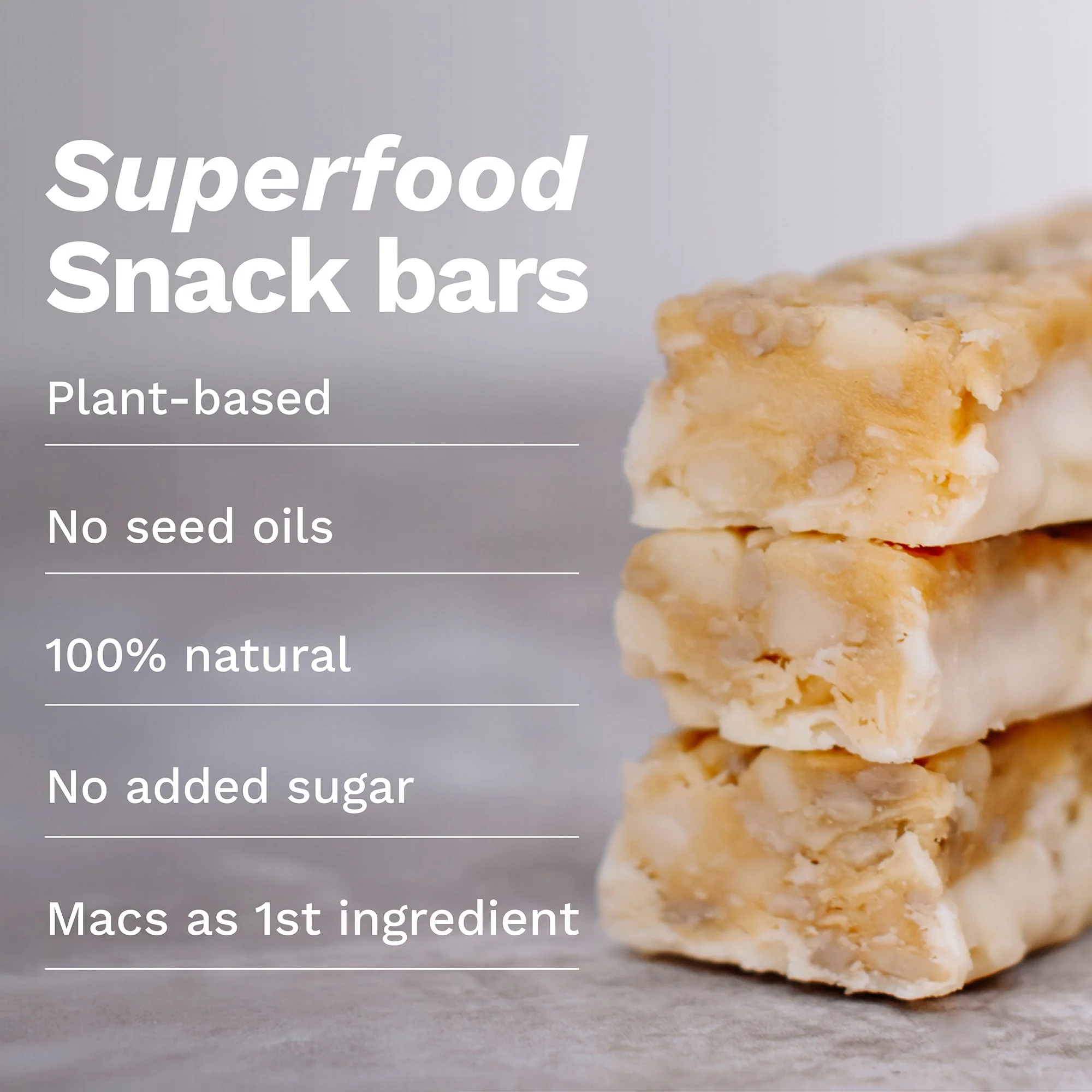 Coconut White Chocolate Macadamia Nut Snack Bar (12 Bars) - Image 5