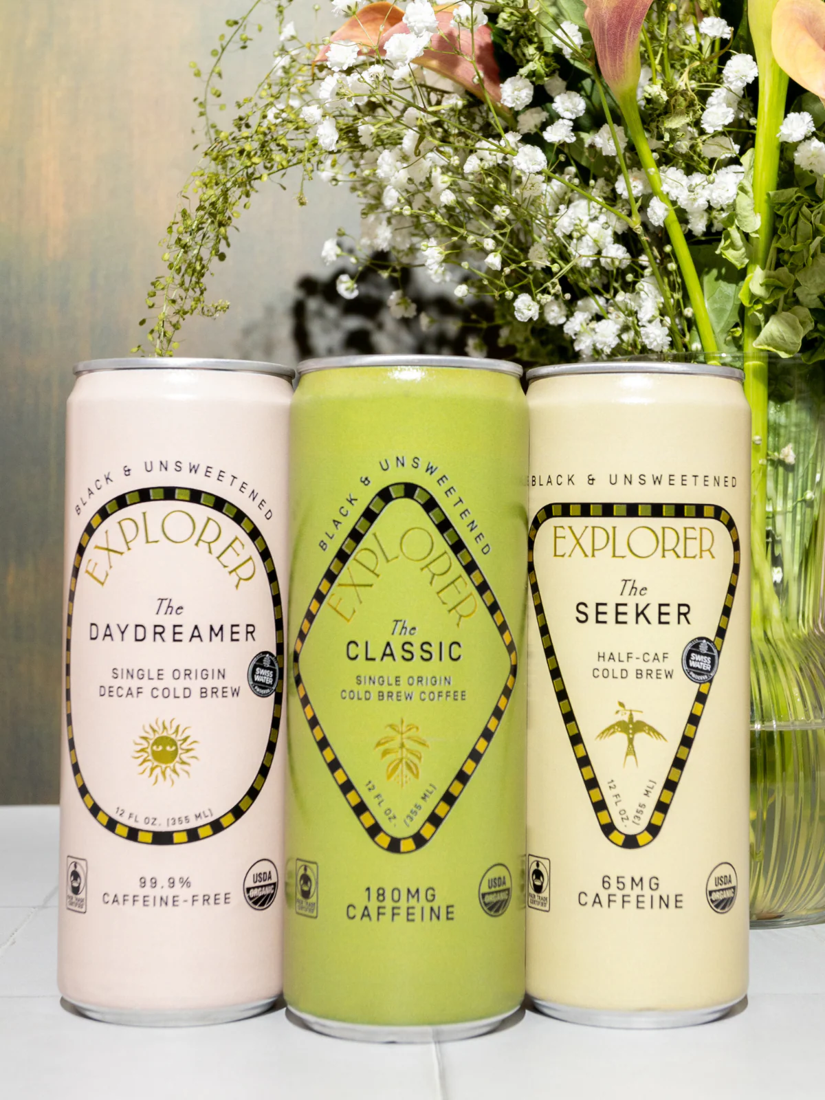 RTD Cold Brew Cans | Choose Your Caffeine Level | Unsweetened 12-Pack - Image 10