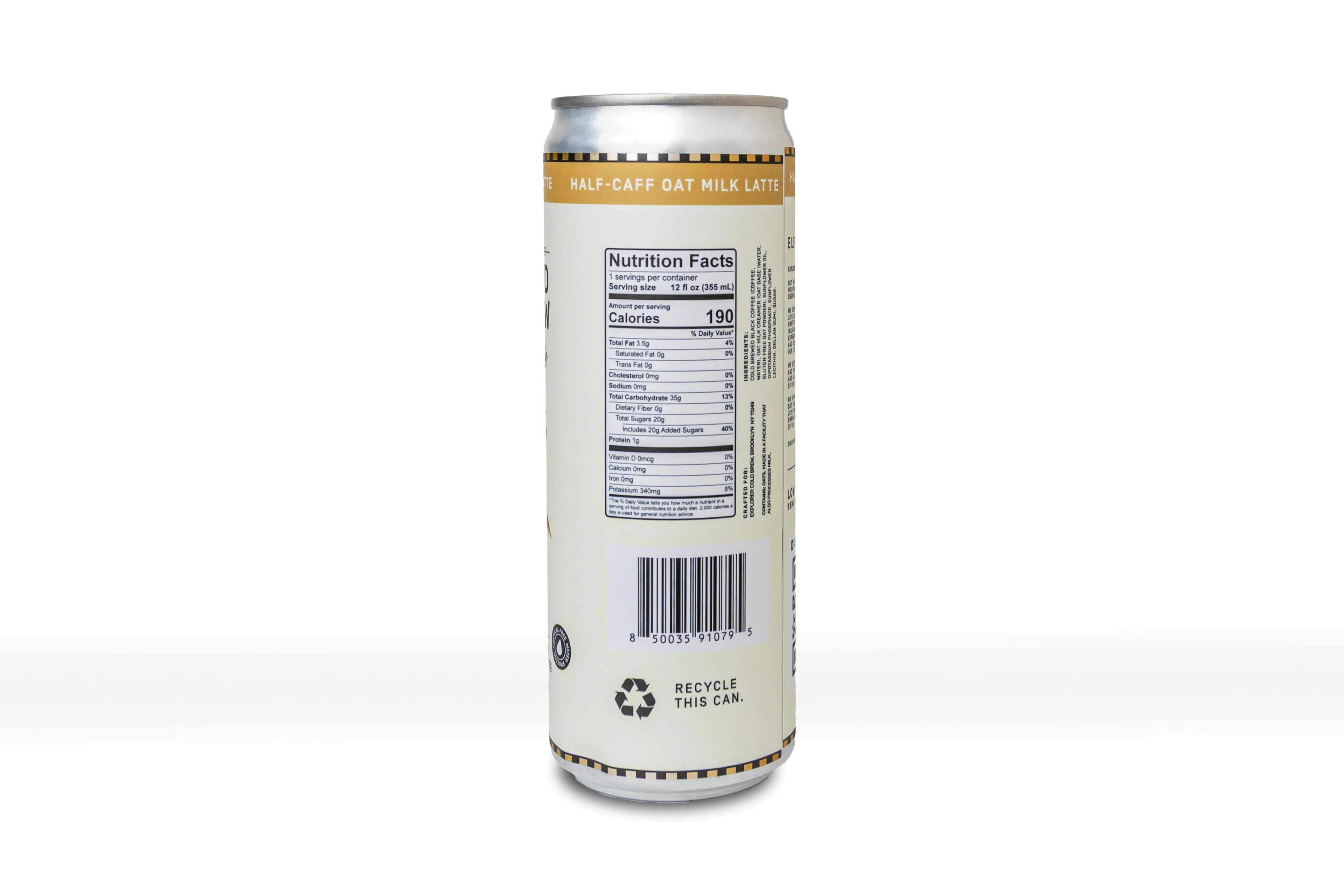 Cold Brew Oat Latte | Choose Your Caffeine Level | Rich & Creamy 12-Pack - Image 9