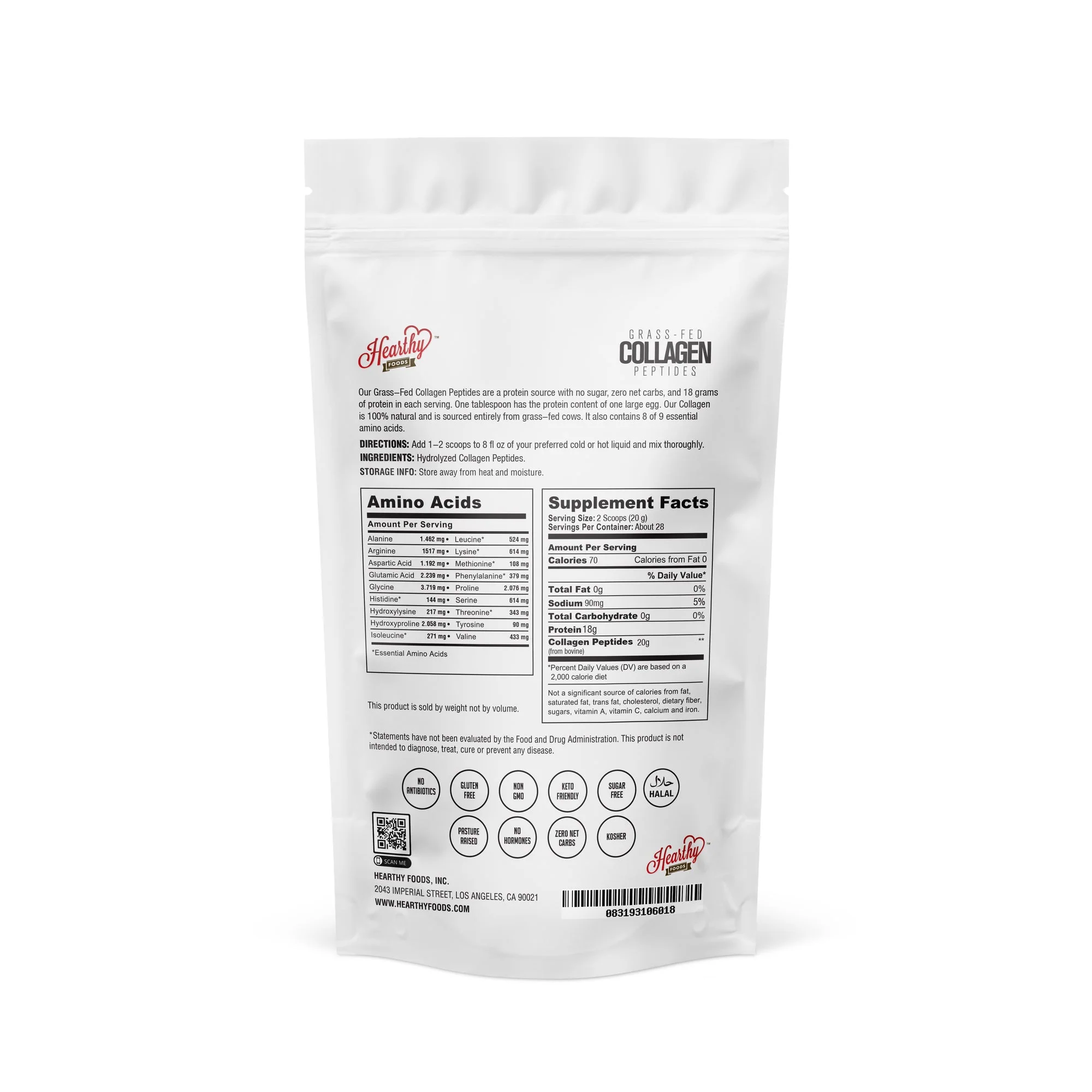 Collagen Grass-Fed Type I and Type III Peptides - Image 2