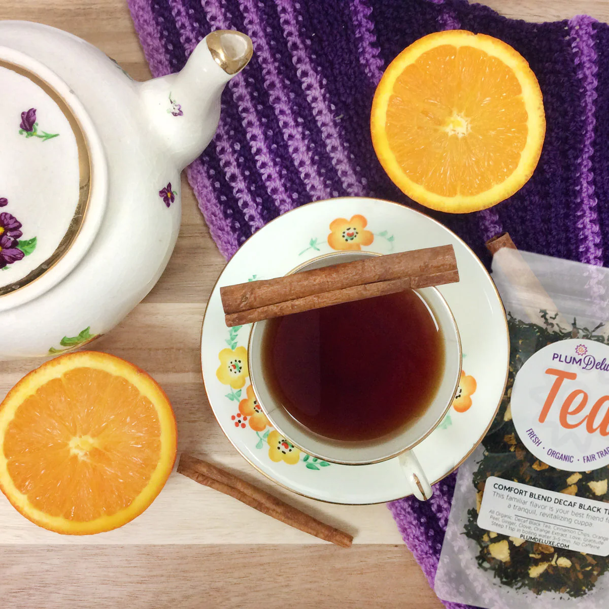 Decaf Comfort Blend Black Tea (Orange - Cinnamon) - Image 2