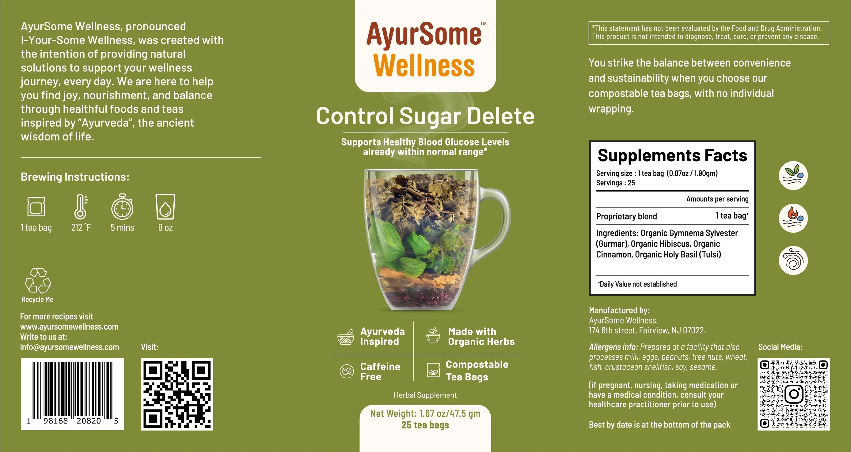 Control Sugar Delete | Organic Gymnema Tea Blend - Image 5