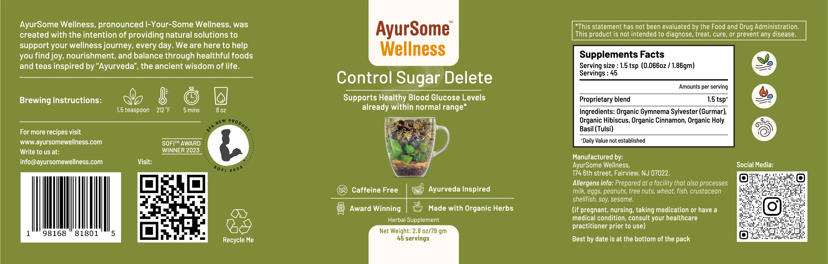 Control Sugar Delete | Organic Gymnema Tea Blend - Image 6