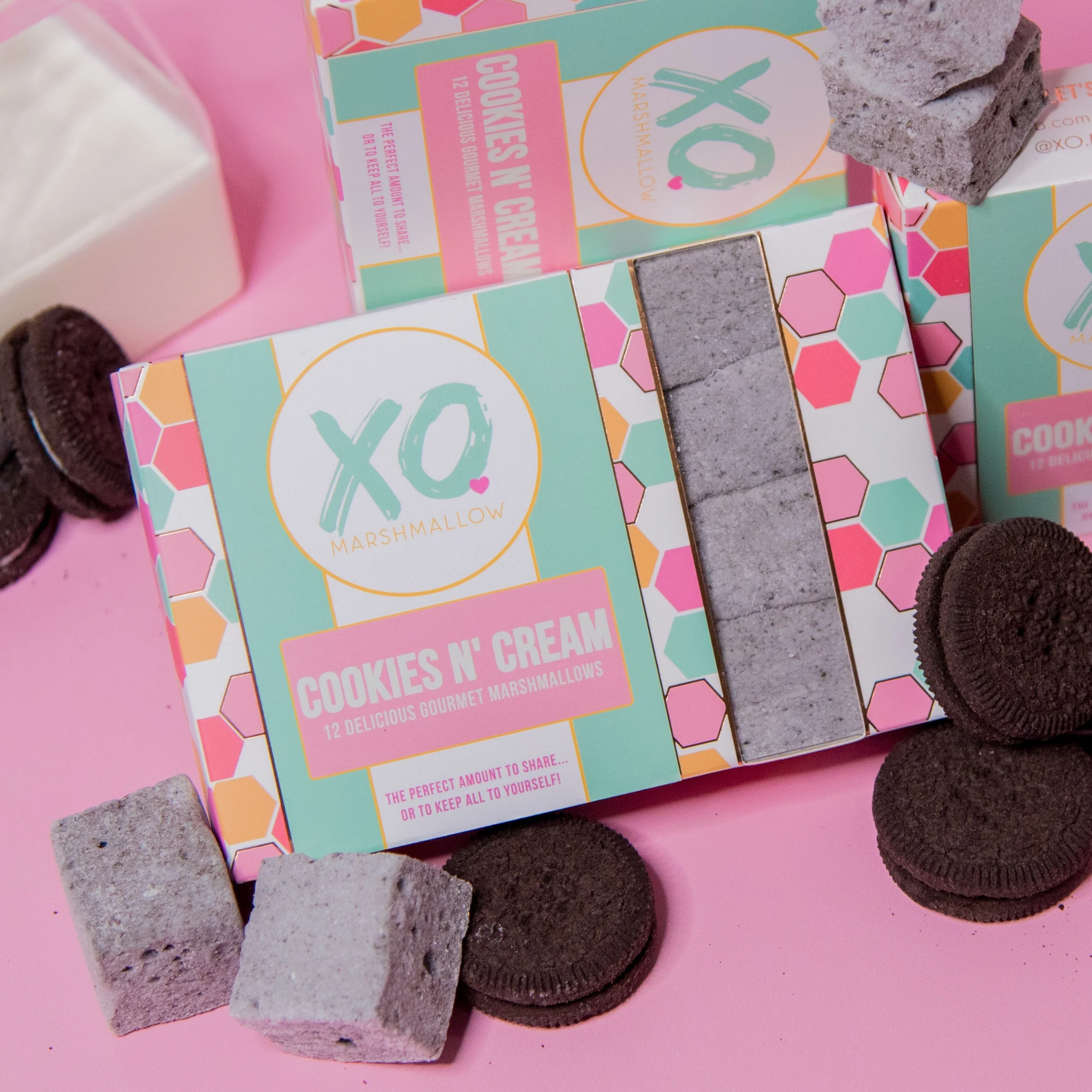 Cookies and Cream Marshmallows (set of 12) - Image 3