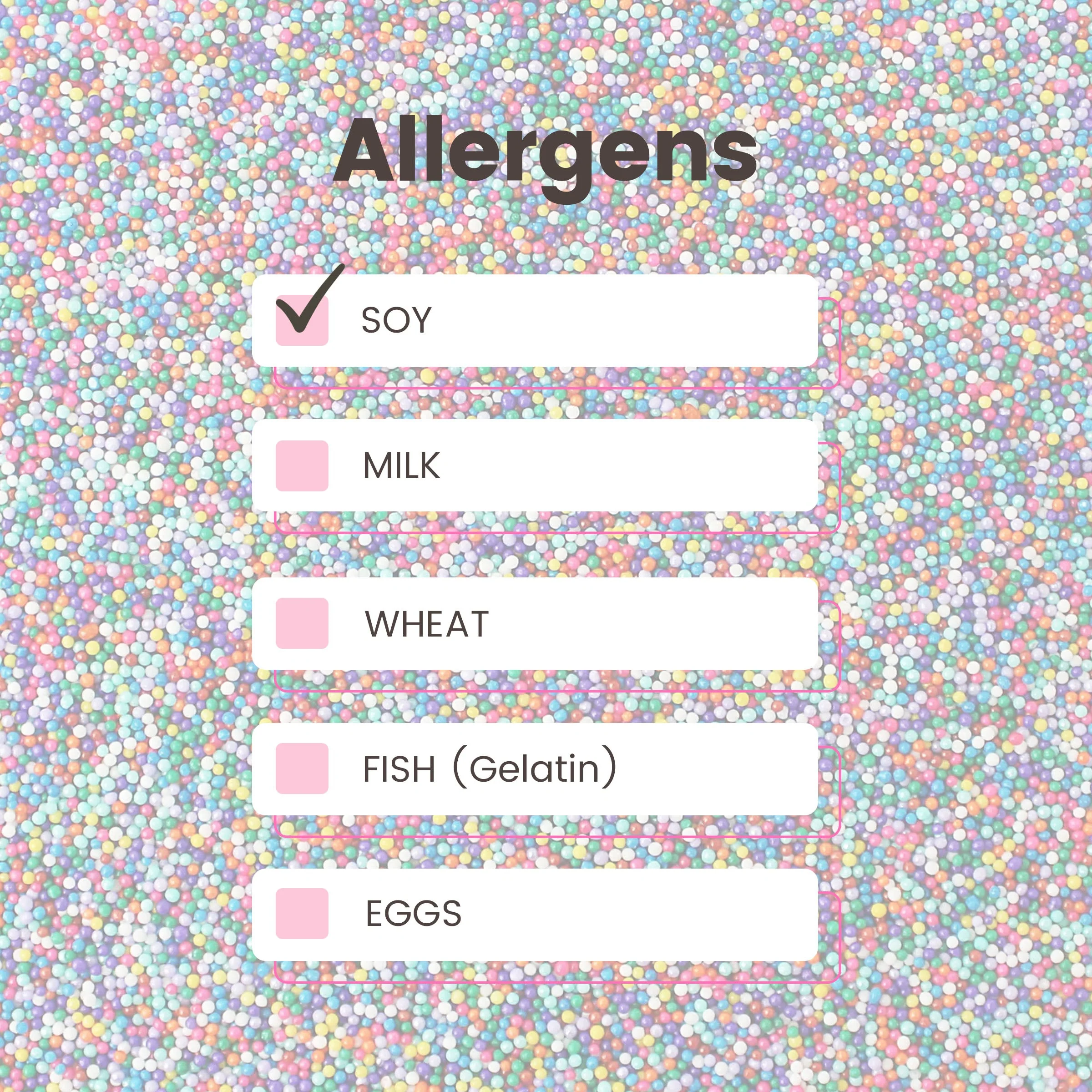 Cool Rainbow Nonpareil Sprinkle Mix - Image 3