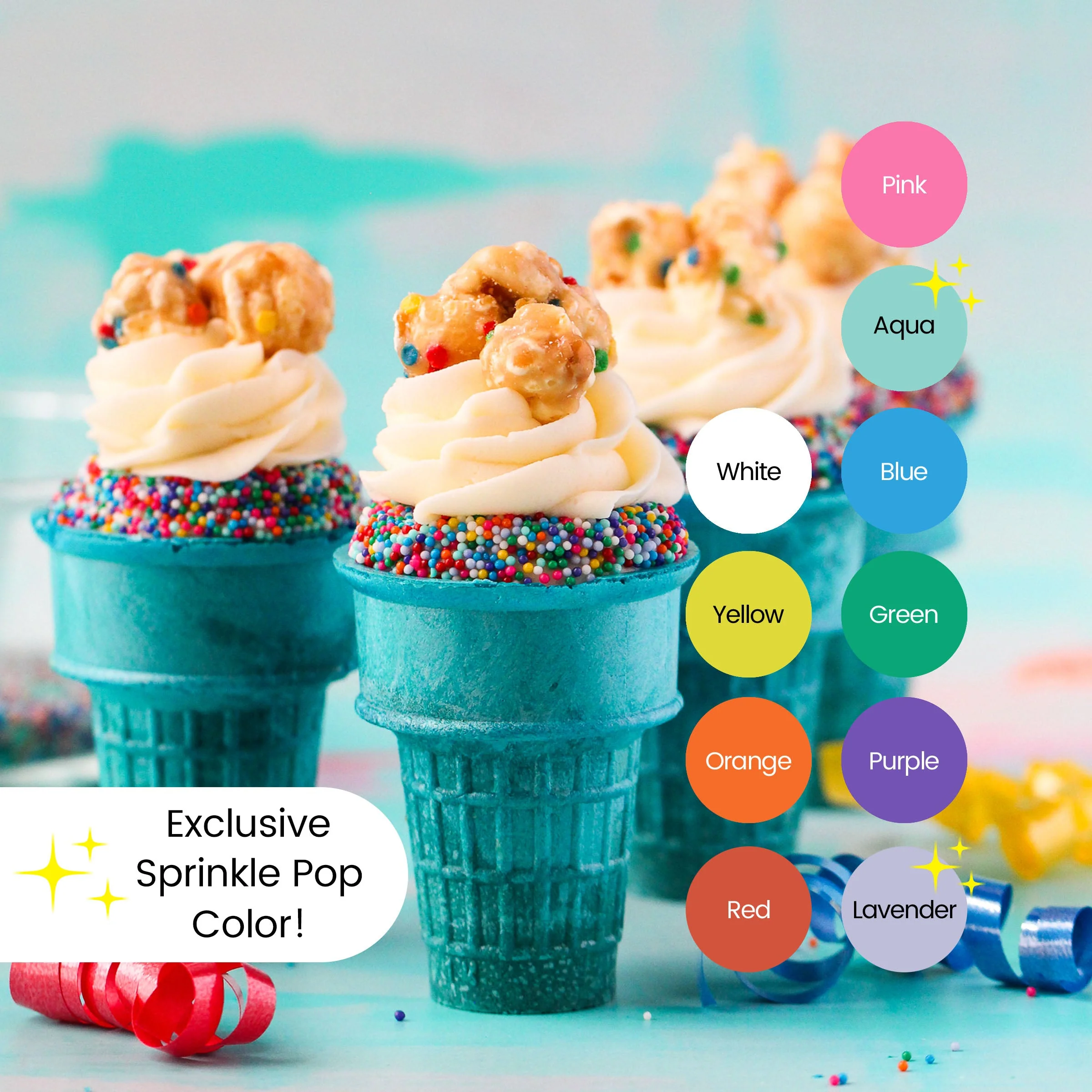 Cool Rainbow Nonpareil Sprinkle Mix - Image 6