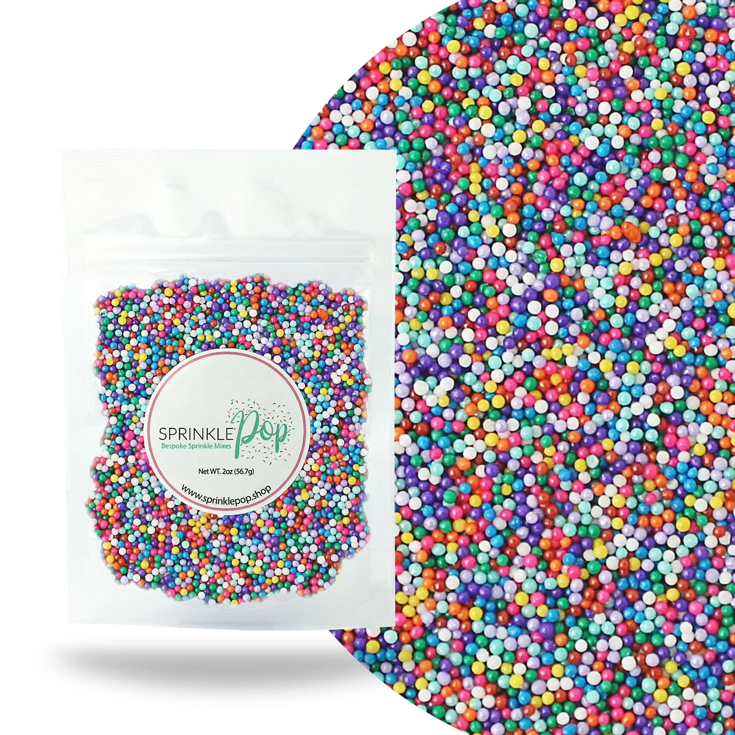 Cool Rainbow Nonpareil Sprinkle Mix - Image 7