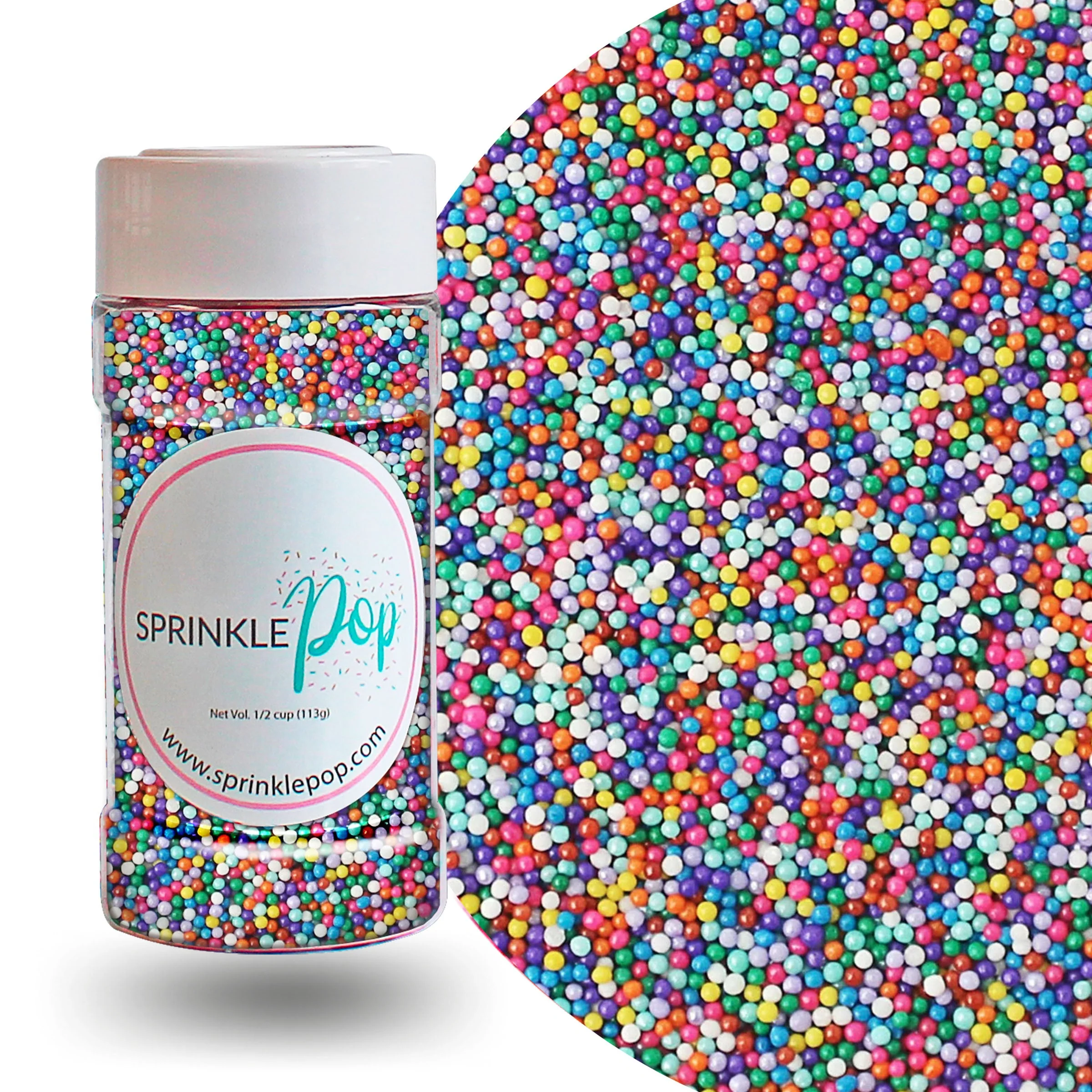 Cool Rainbow Nonpareil Sprinkle Mix - Image 8