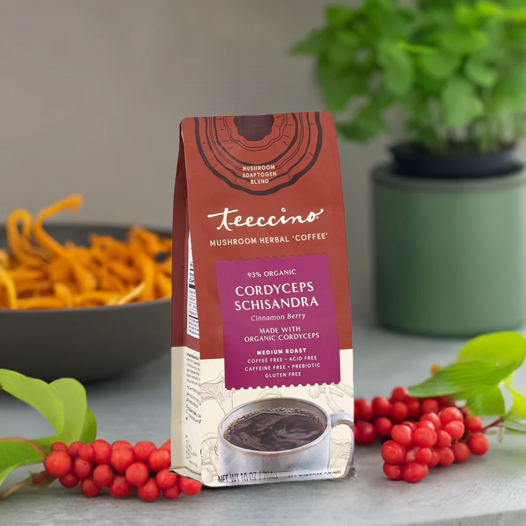 Cordyceps Schisandra Cinnamon Berry Mushroom Herbal Coffee - Image 2
