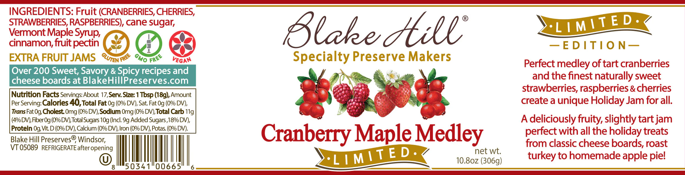 Cranberry Maple Medley Jam - Image 17
