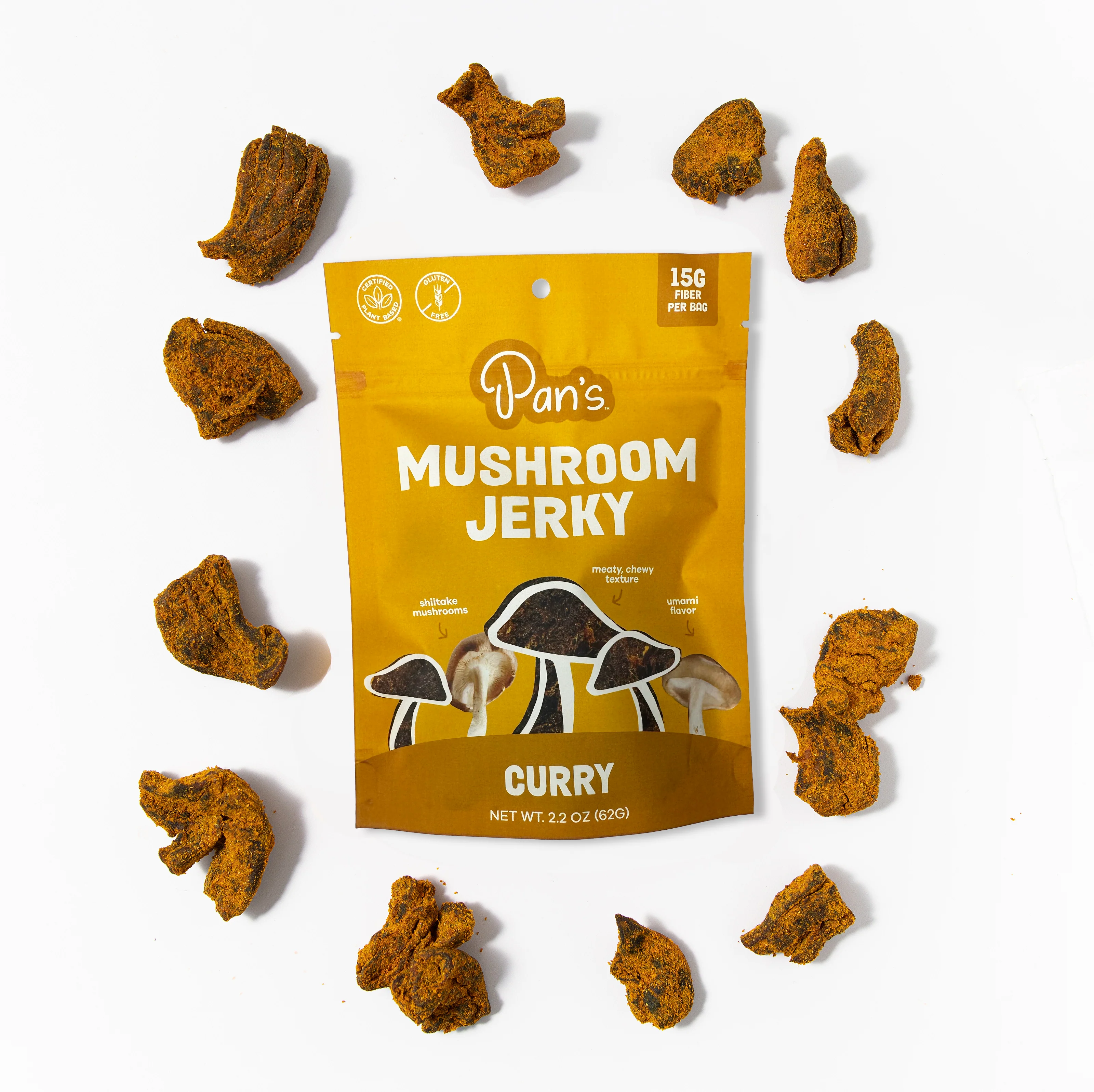 Curry Mushroom Jerky - Image 5