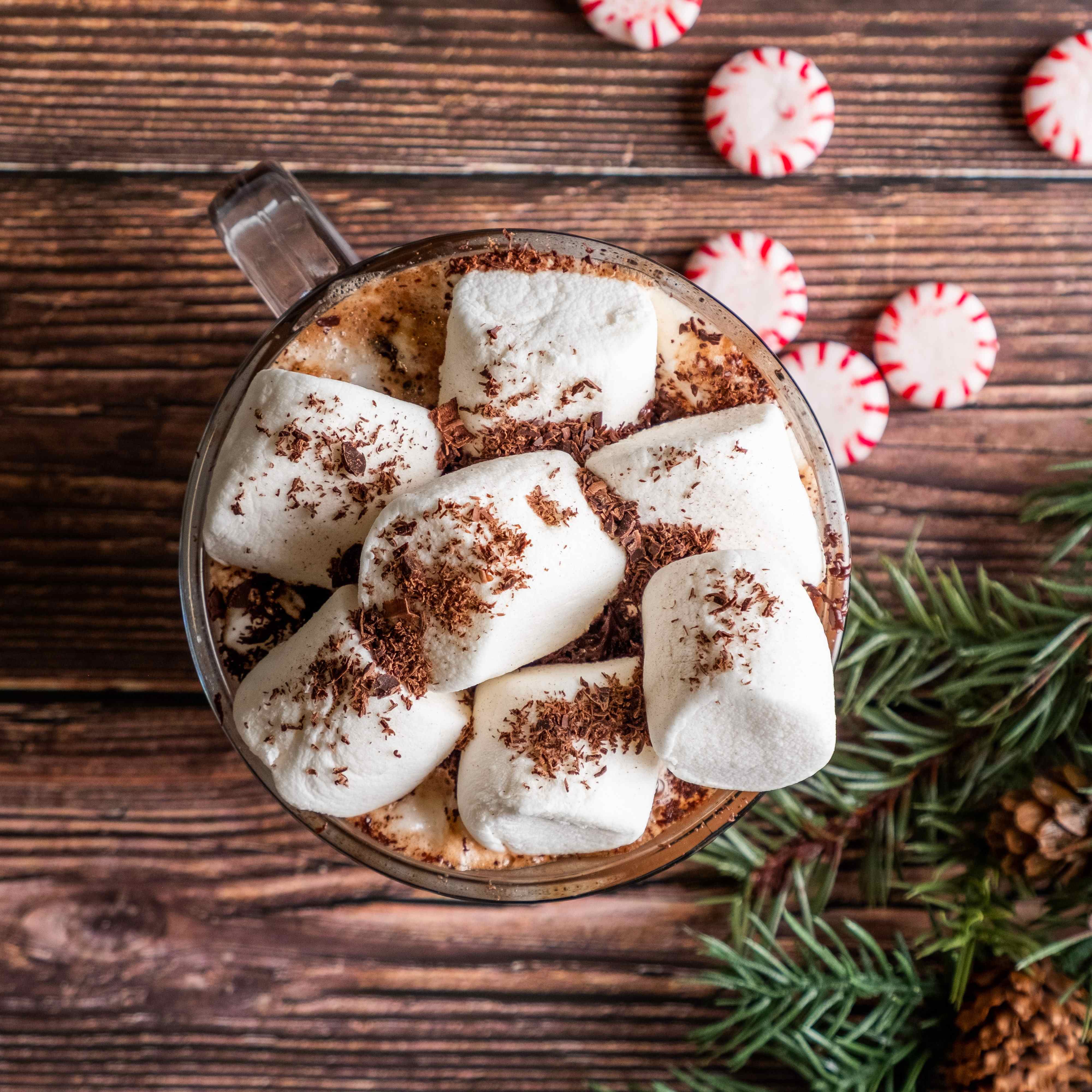 Dairy Free Peppermint Hot Cocoa Mix | 10 Serving Stand Up Pouch | Gluten Free, Vegan, Organic - Image 8