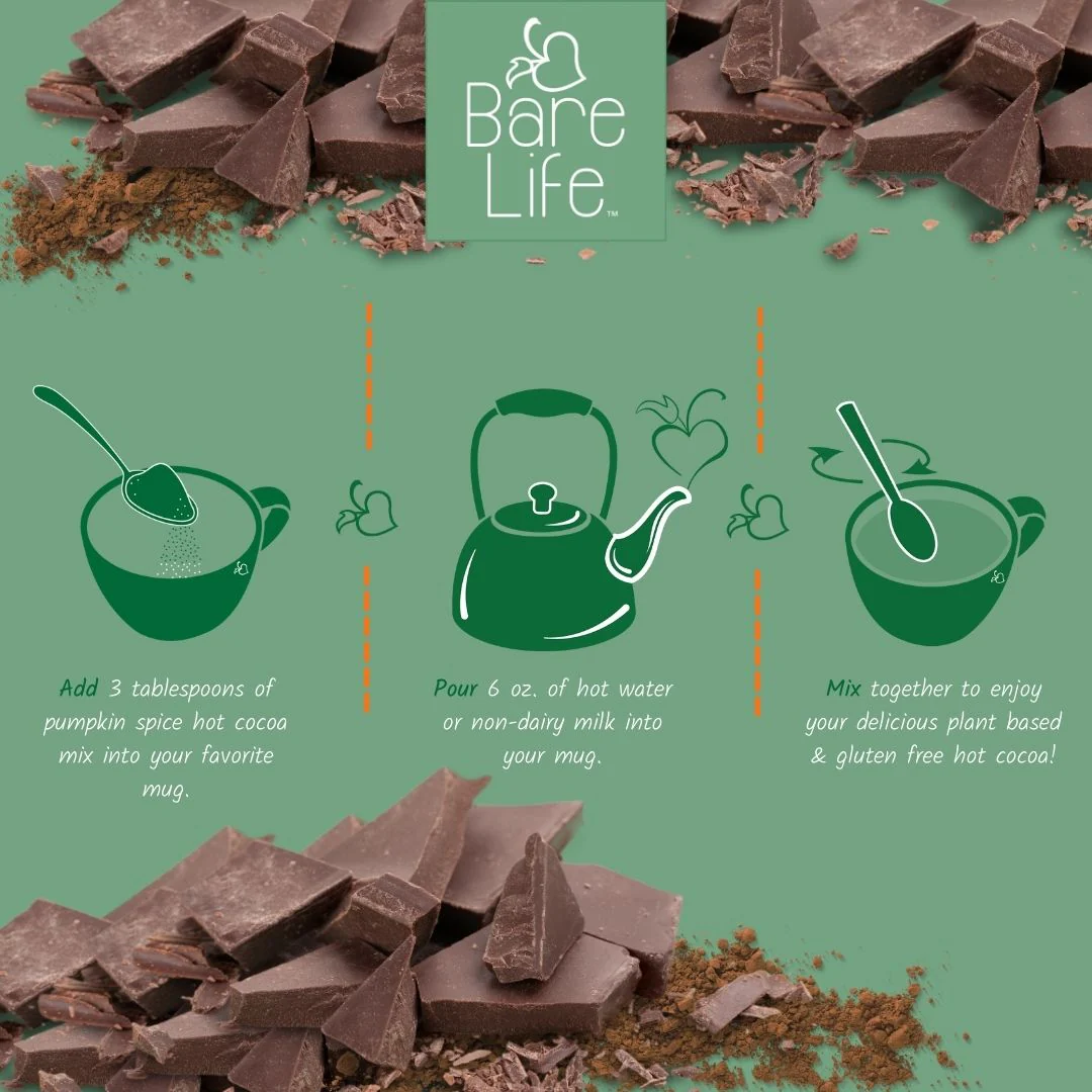 Dairy Free Pumpkin Spice Hot Cocoa Mix | 10 Serving Stand Up Pouch | Gluten Free, Vegan, Organic - Image 5