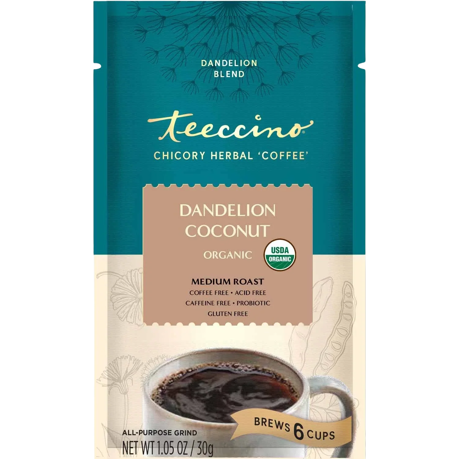Dandelion Coconut Herbal Coffee - Image 4