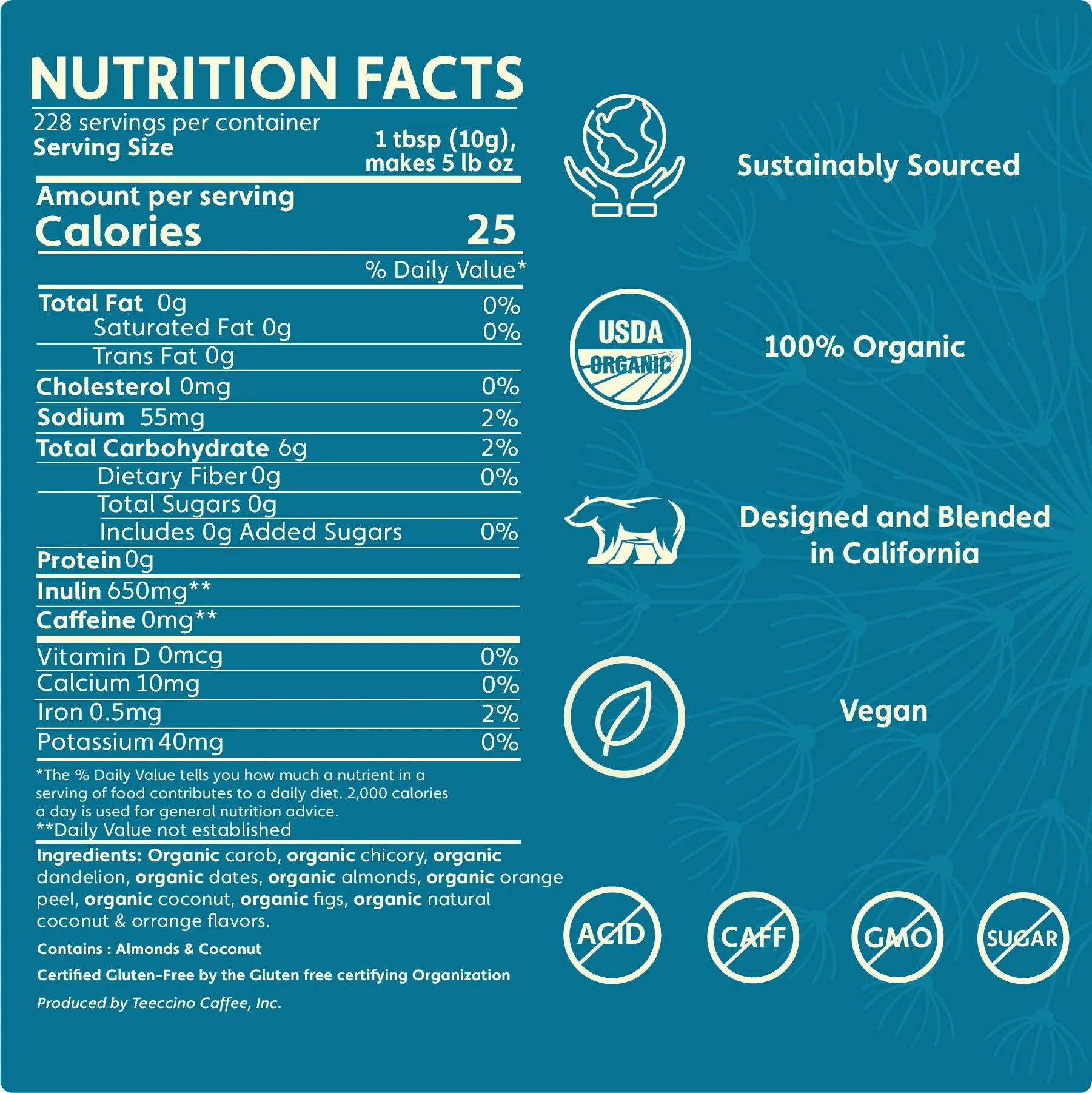 Dandelion Coconut Herbal Coffee - Image 7