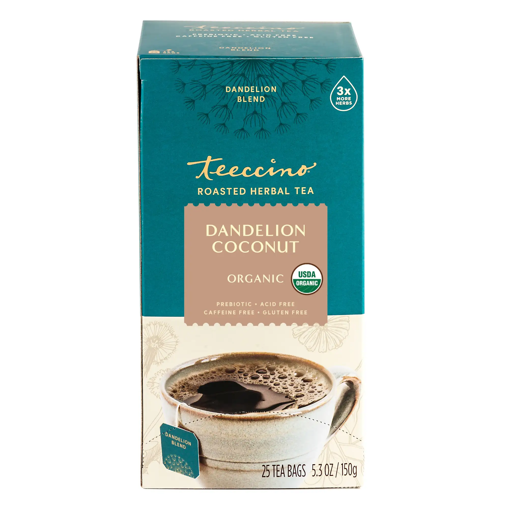 Dandelion Coconut Roasted Herbal Tea - Image 3