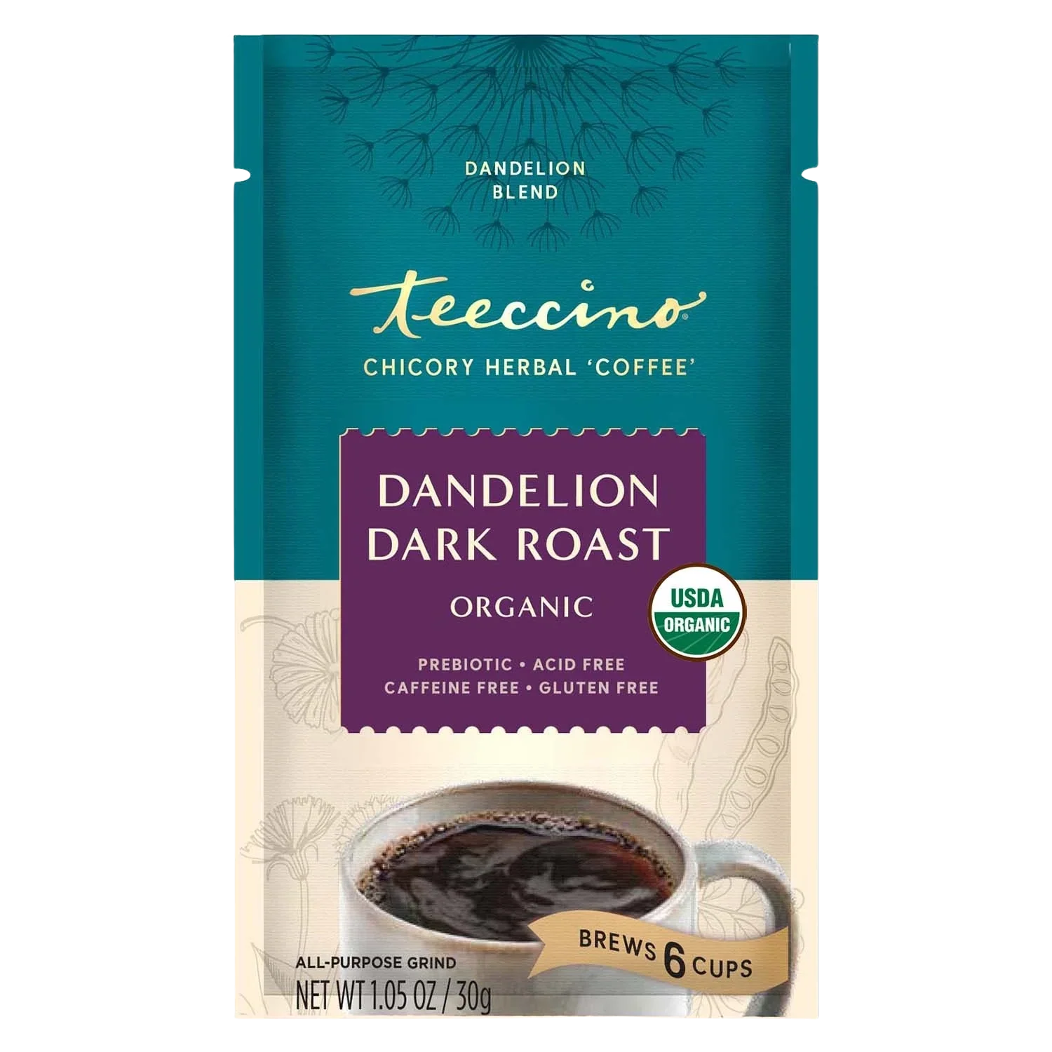 Dandelion Dark Roast Herbal Coffee - Image 8