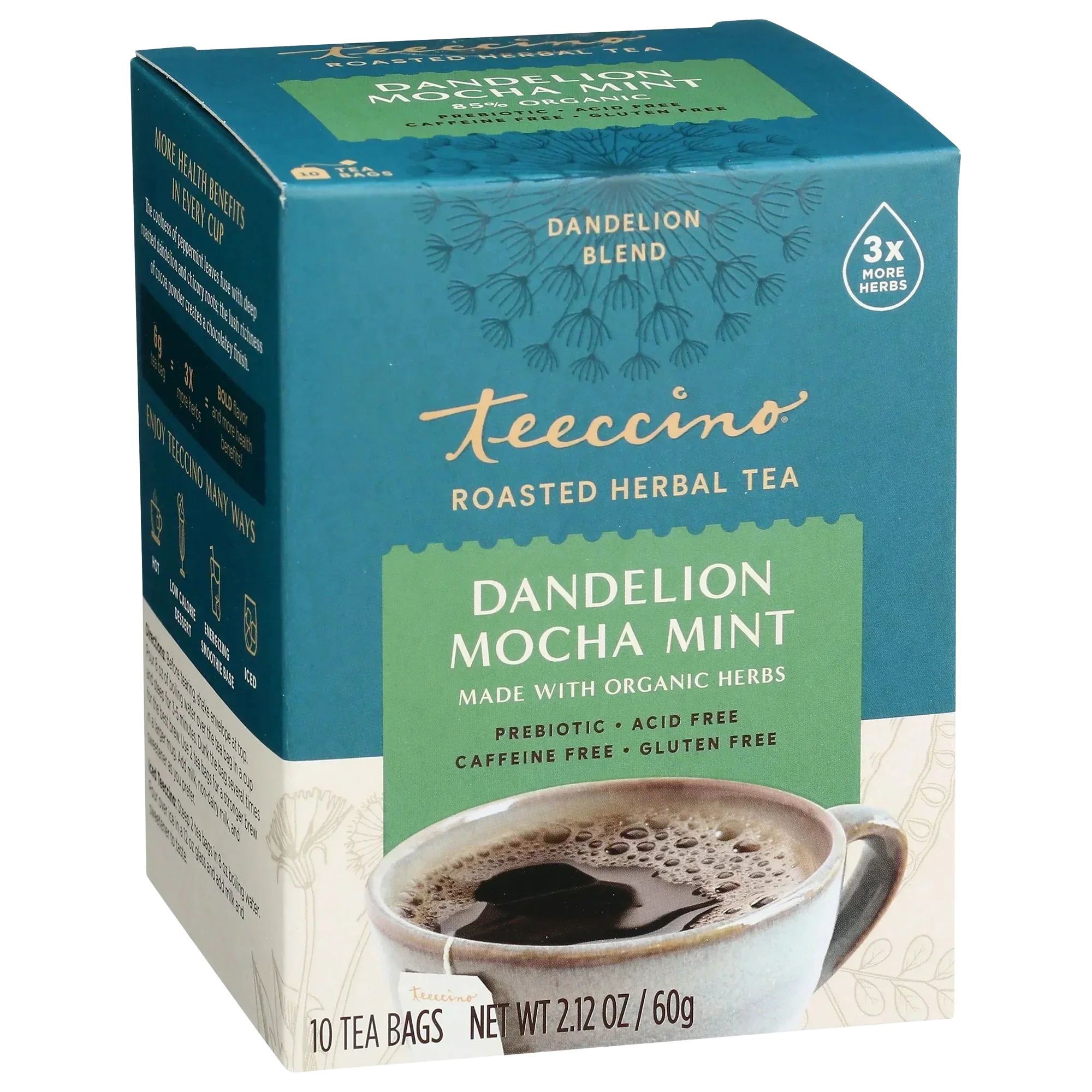 Dandelion Mocha Mint Roasted Herbal Tea - Image 5
