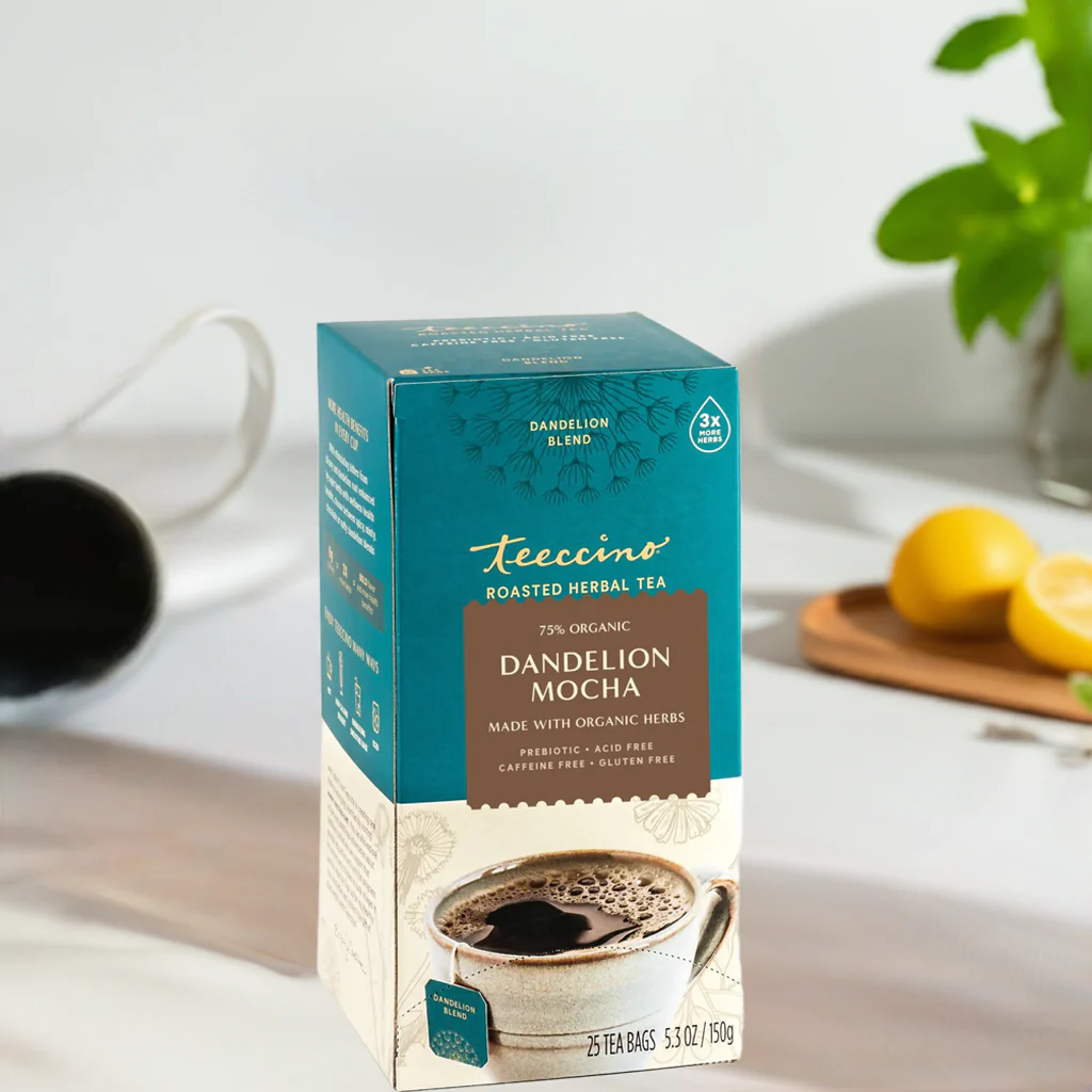 Dandelion Mocha Roasted Herbal Tea - Image 3