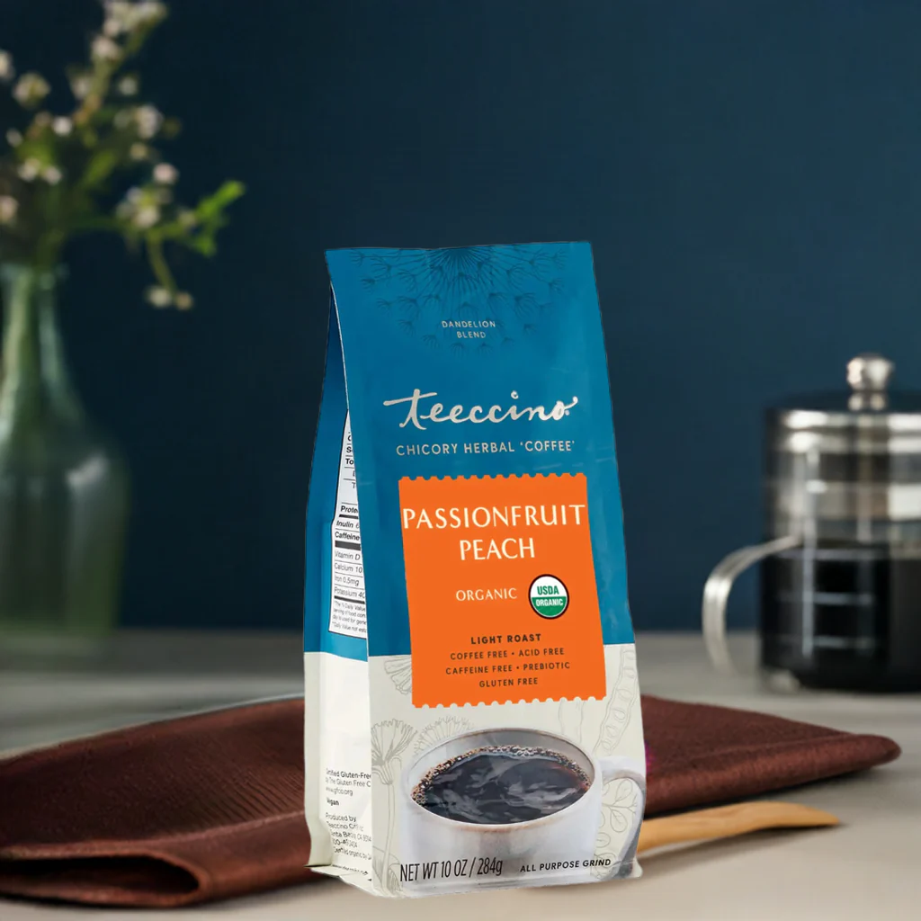Dandelion Passionfruit Peach Herbal Coffee - Image 2