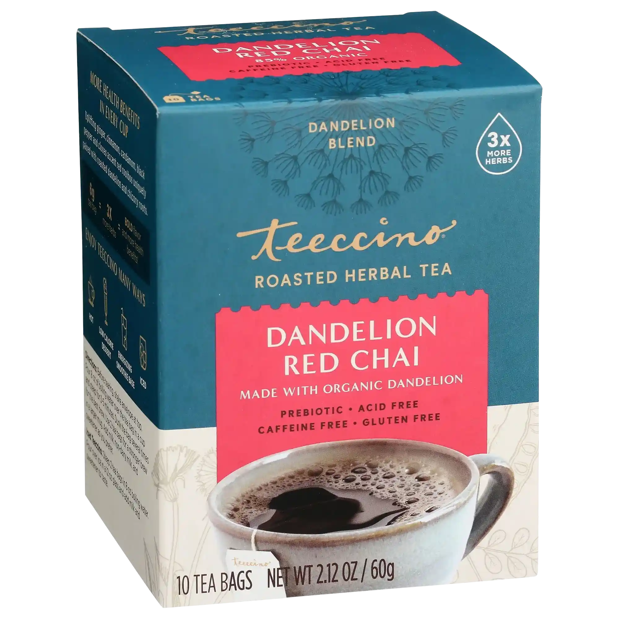 Dandelion Red Chai Roasted Herbal Tea - Image 5