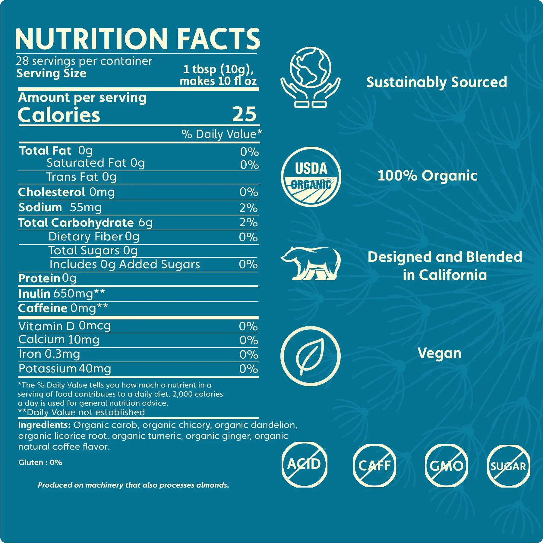 Dandelion Turmeric Herbal Coffee - Image 3