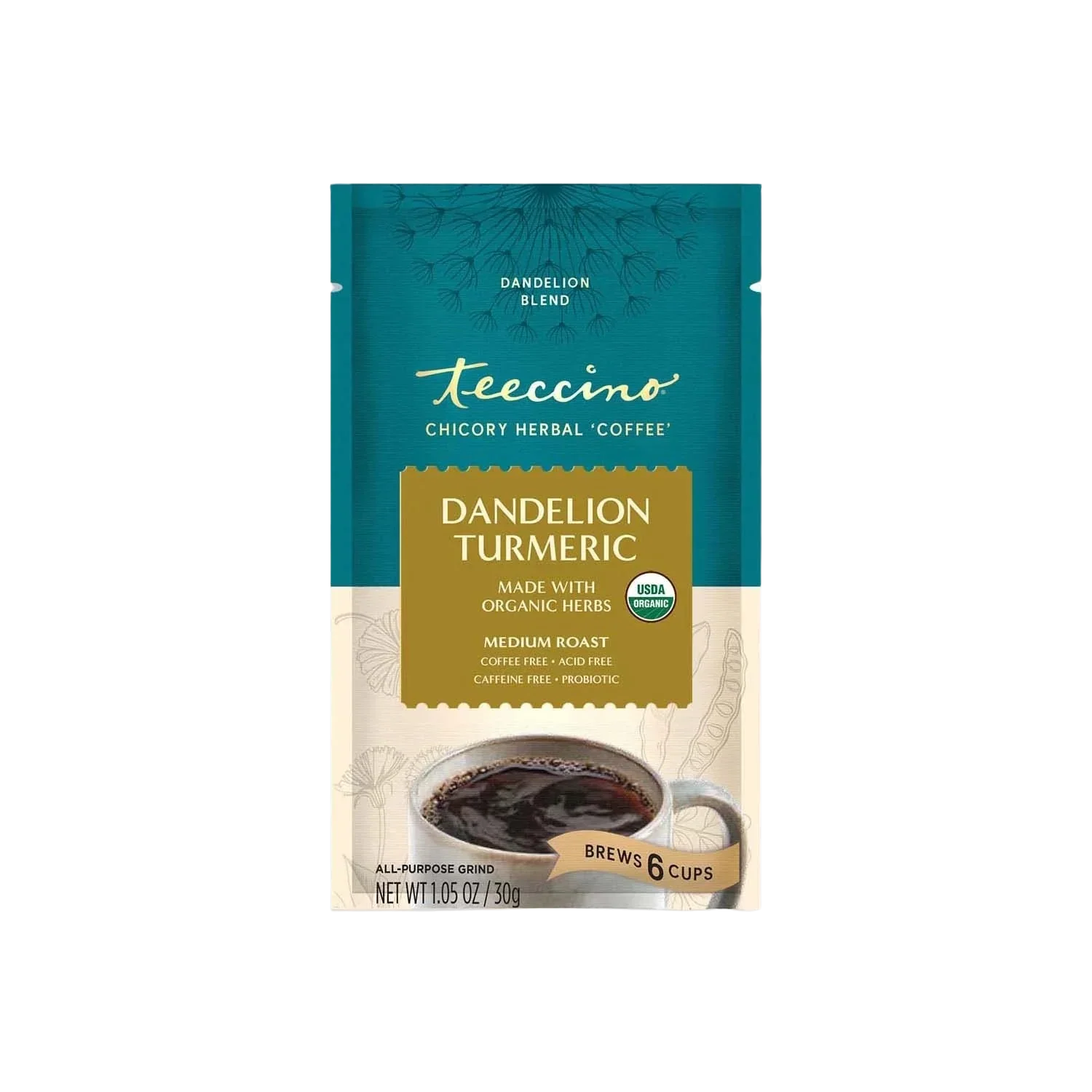 Dandelion Turmeric Herbal Coffee - Image 4