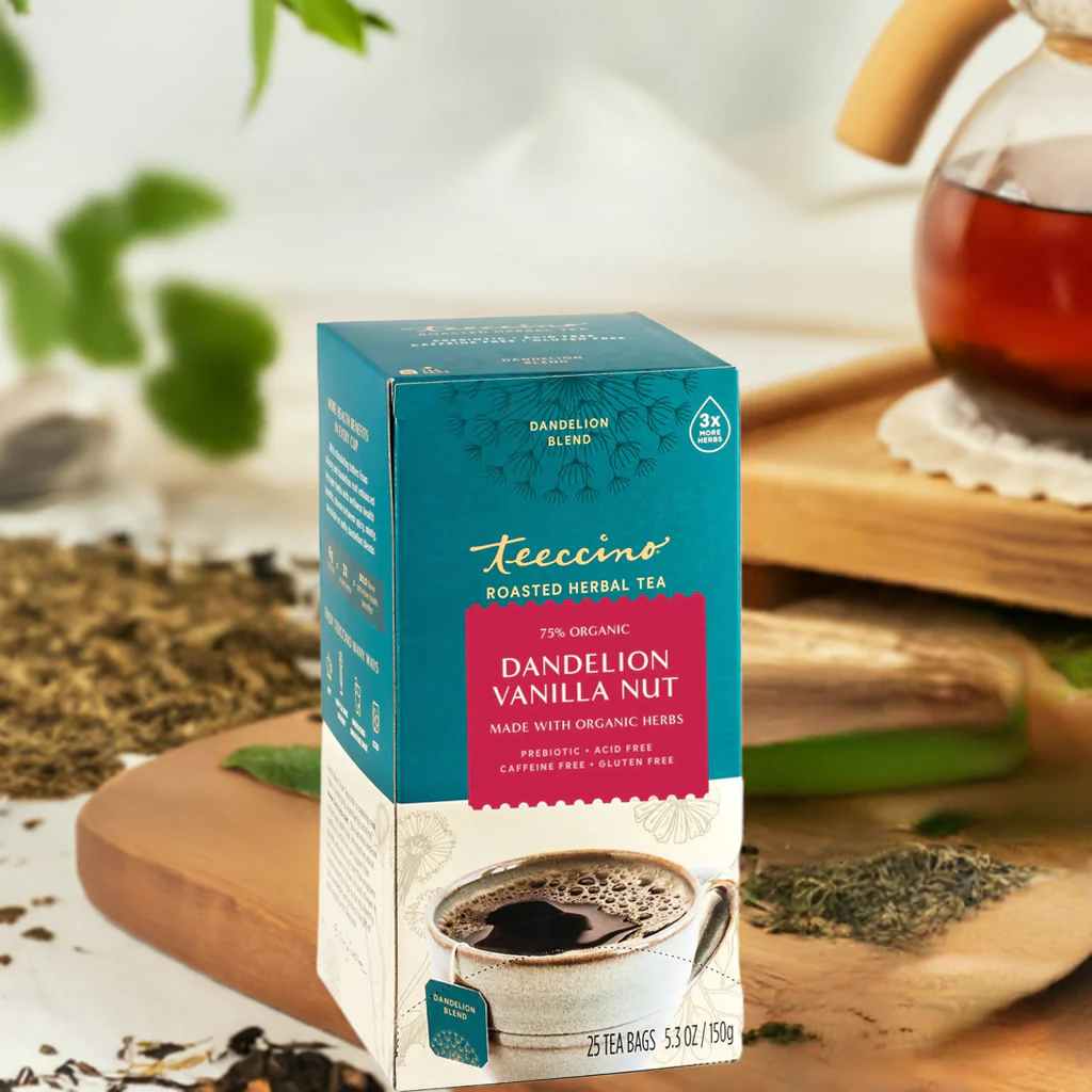 Dandelion Vanilla Nut Roasted Herbal Tea - Image 3