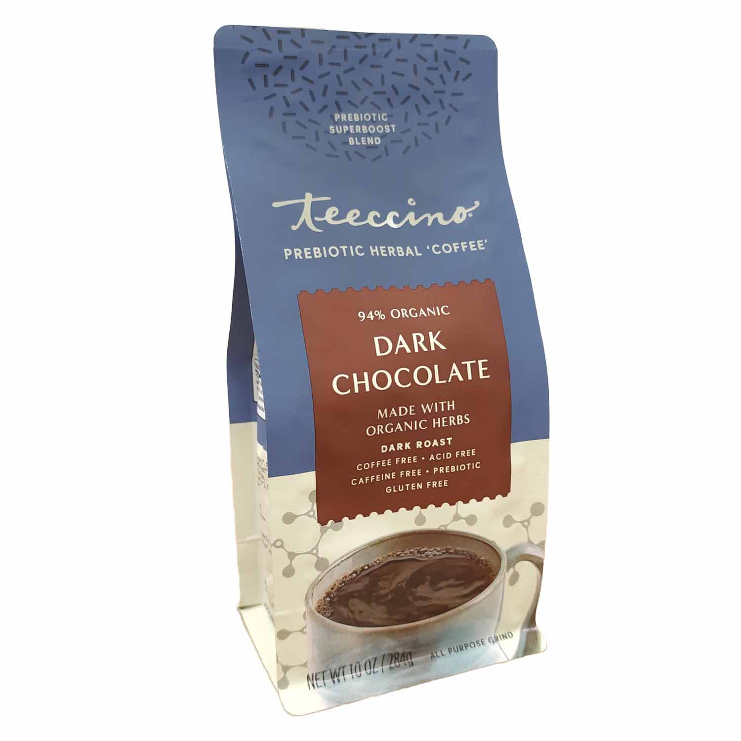 Dark Chocolate Prebiotic SuperBoost Herbal Coffee - Image 2