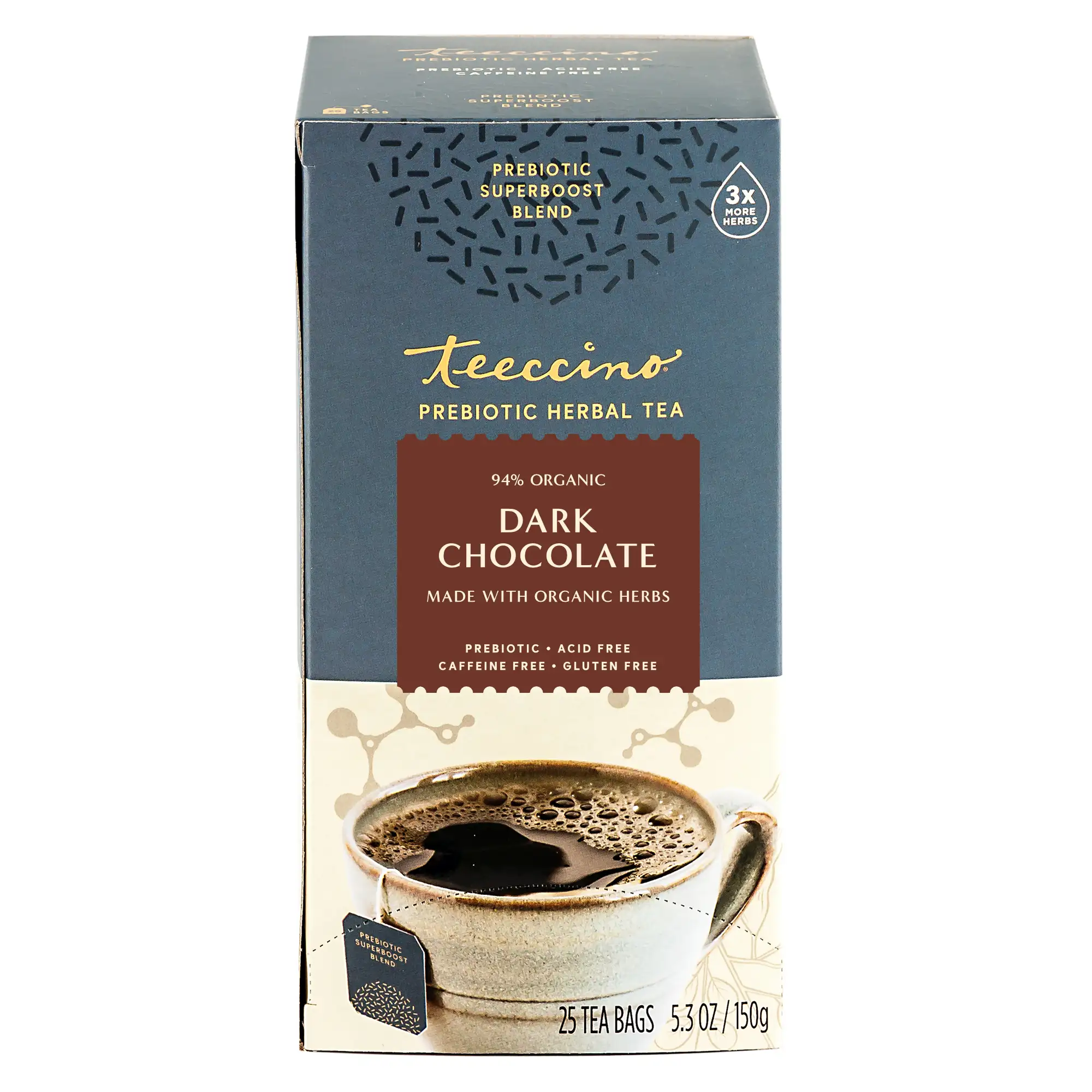 Dark Chocolate Prebiotic SuperBoost Herbal Tea - Image 3