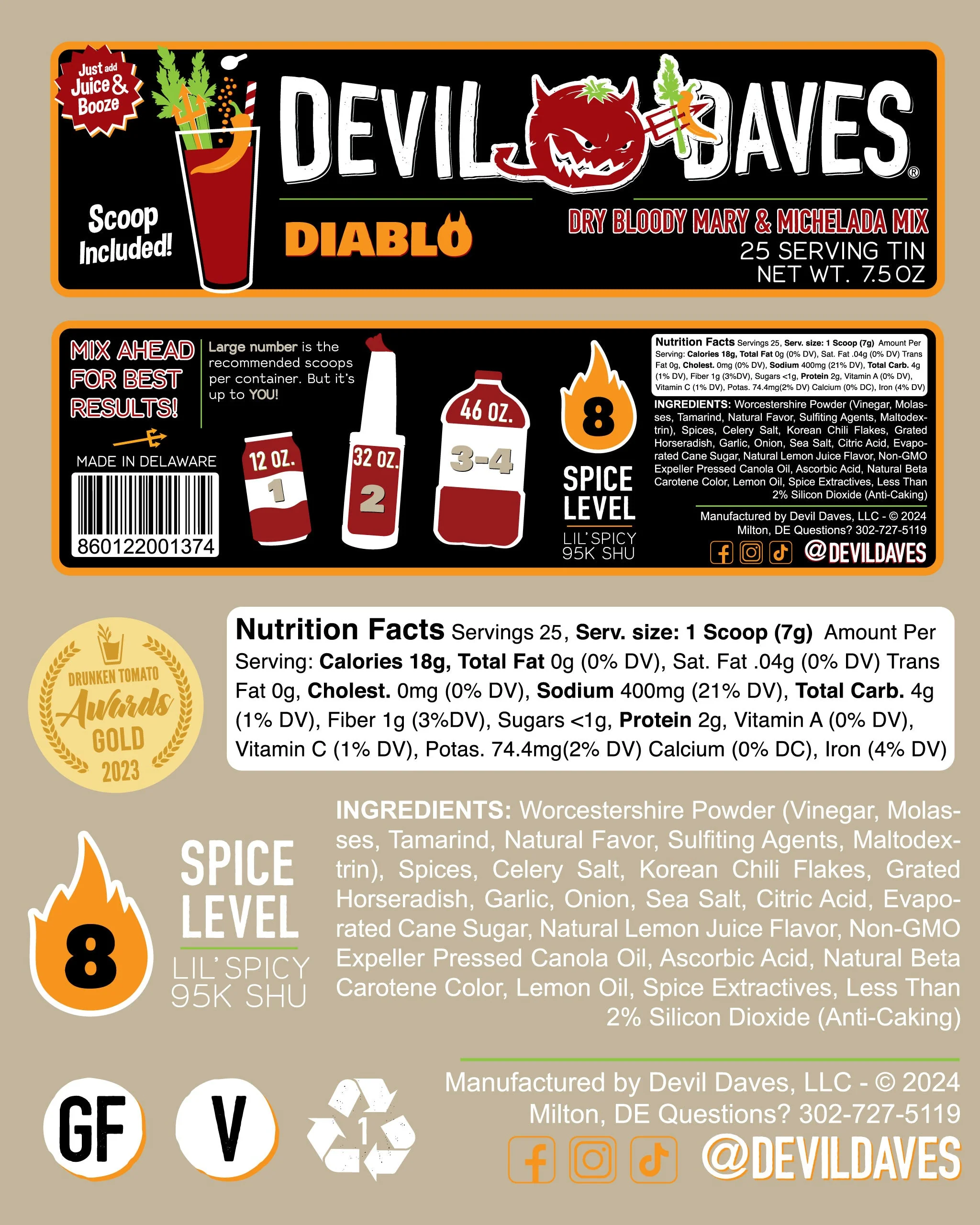 Diablo Bloody Mary Seasoning | 25 Servings - Image 7