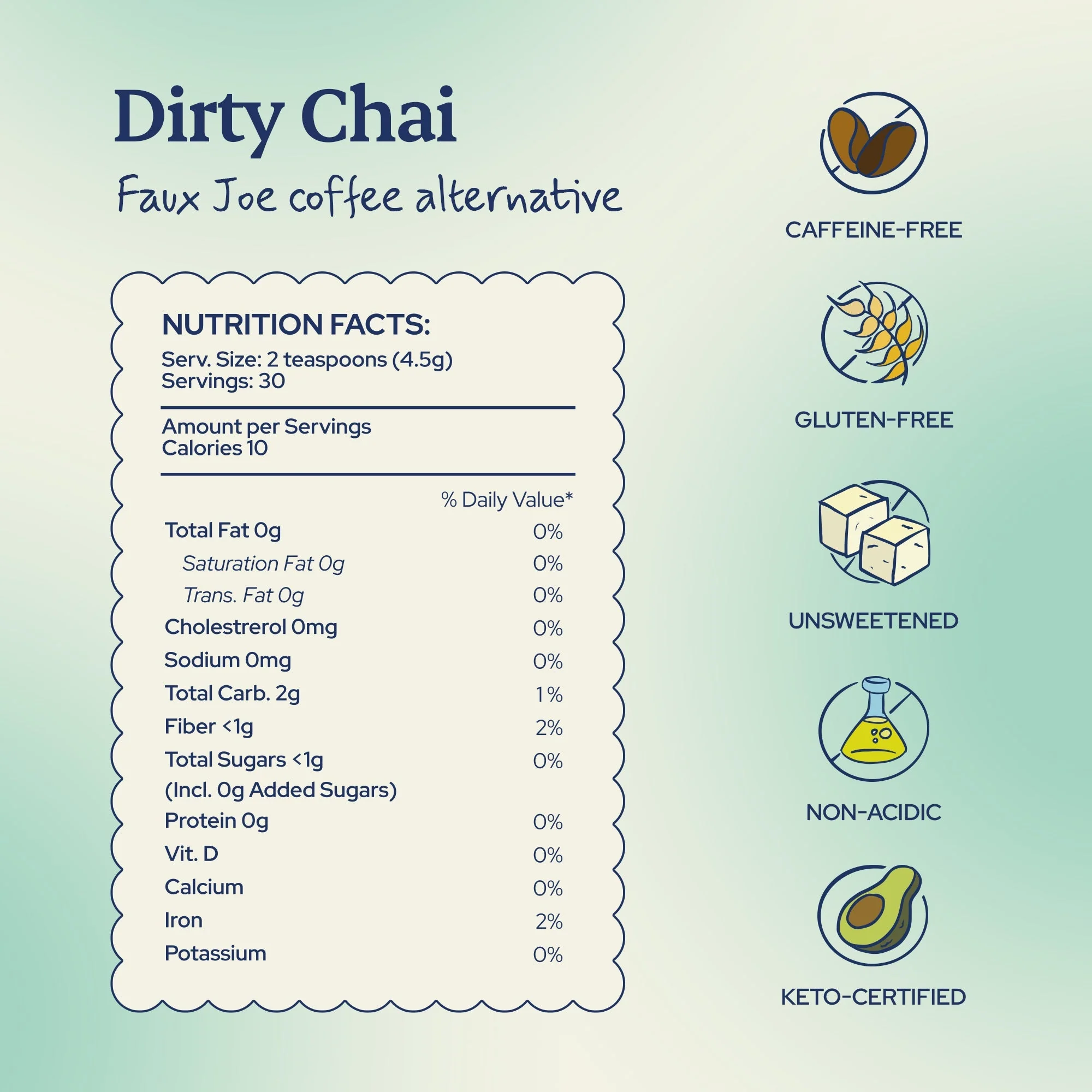 "Dirty Chai" Faux Joe Coffee Substitute (Loose Leaf) - Image 4